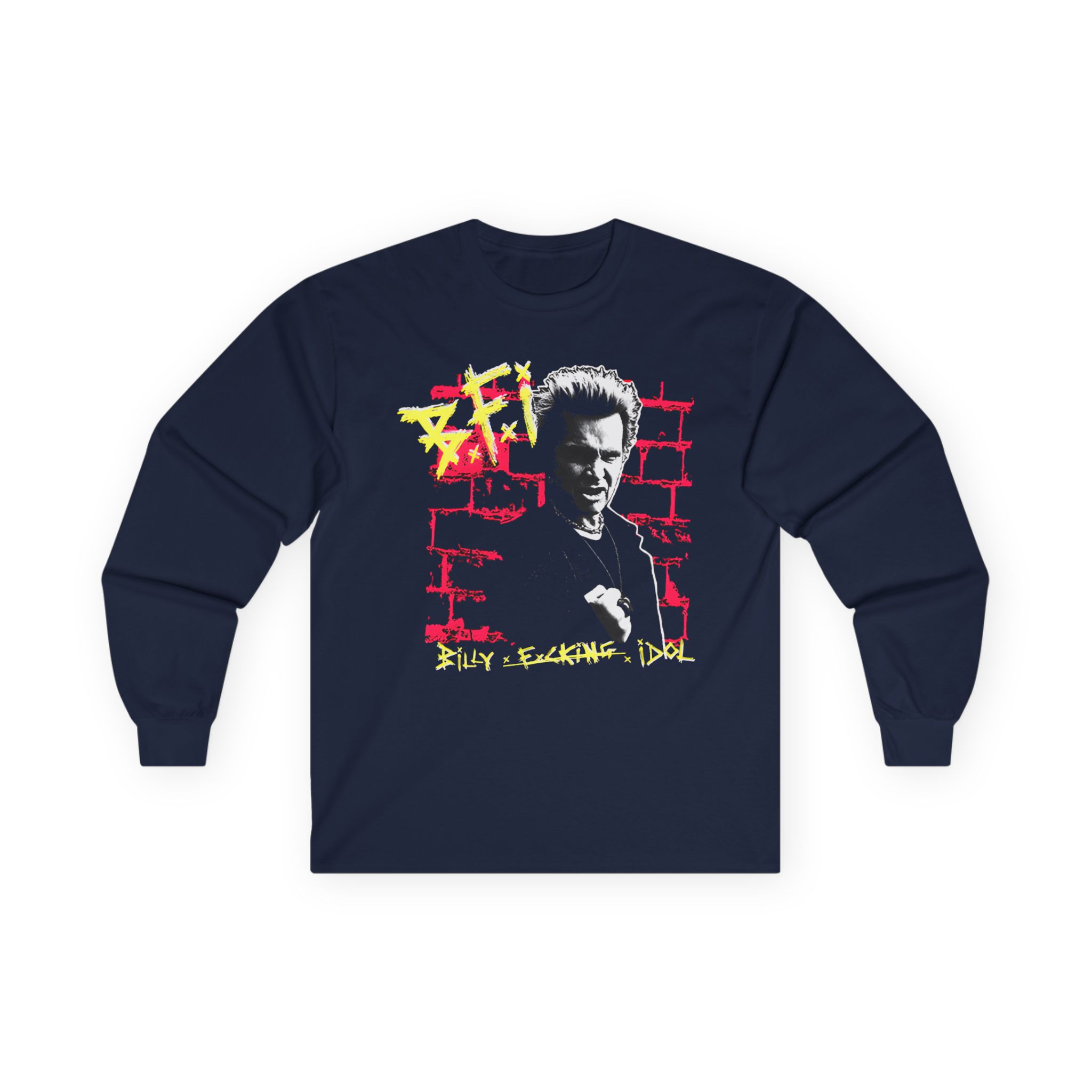 Billy Idol BFI Brick Unisex Ultra Cotton Long Sleeve Tee
