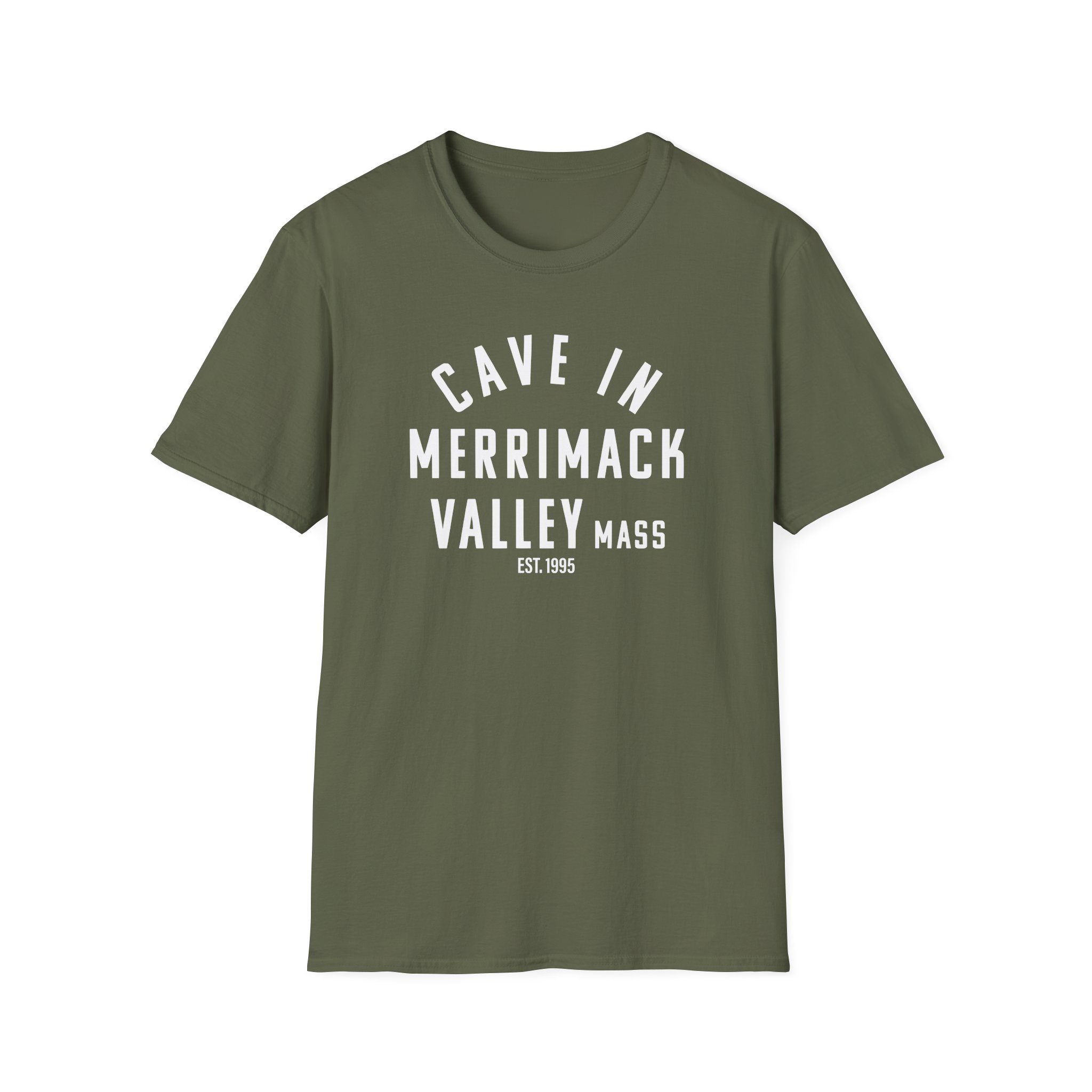 Cave in Merrimack Valley Unisex Softstyle T-Shirt