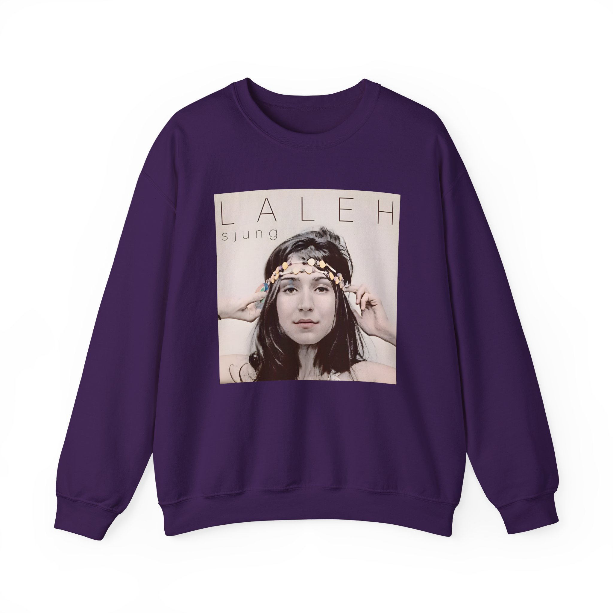 Laleh Sjung Album Cover Unisex Heavy Blendâ„¢ Crewneck Sweatshirt