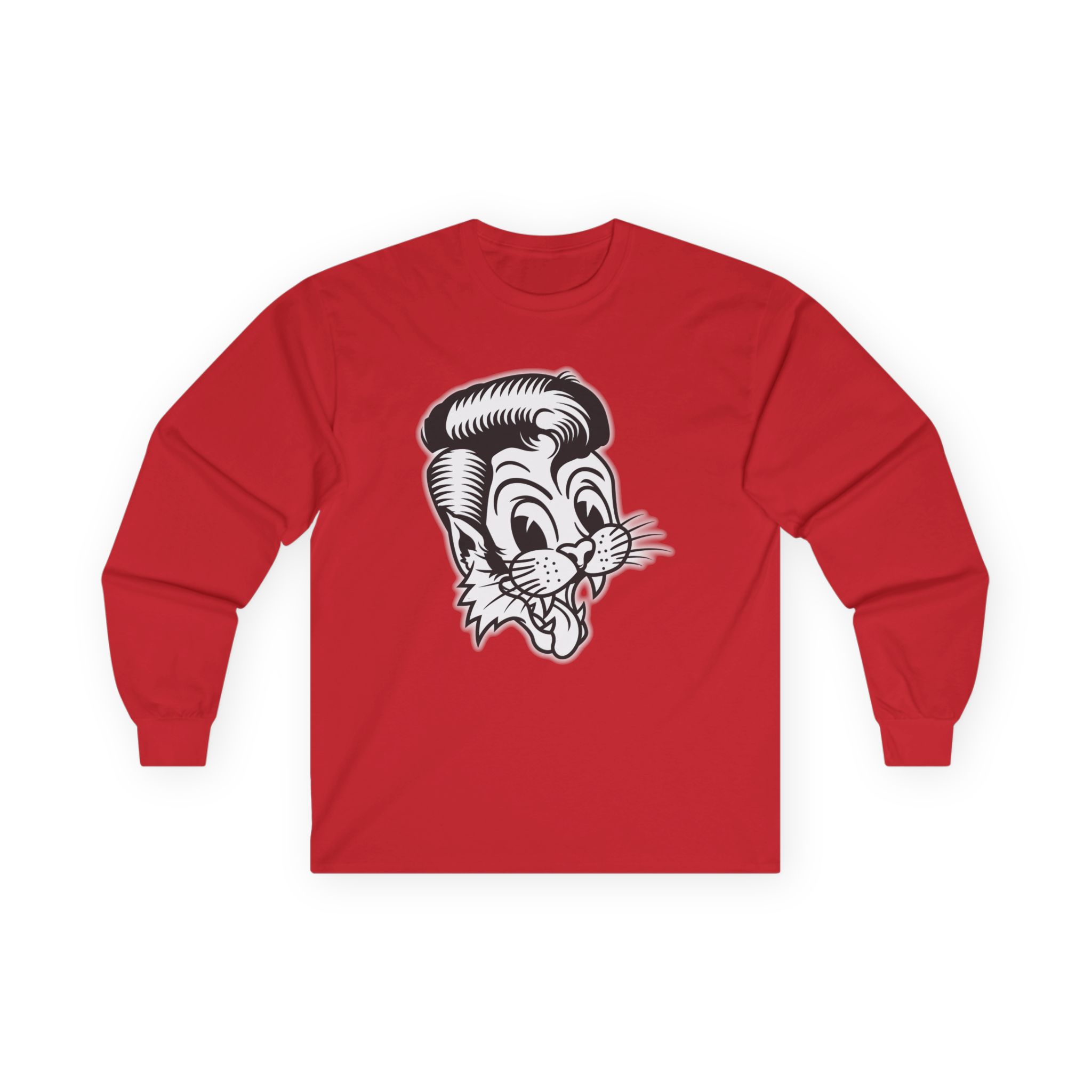 Stray Cats Metallic Cat Unisex Ultra Cotton Long Sleeve Tee