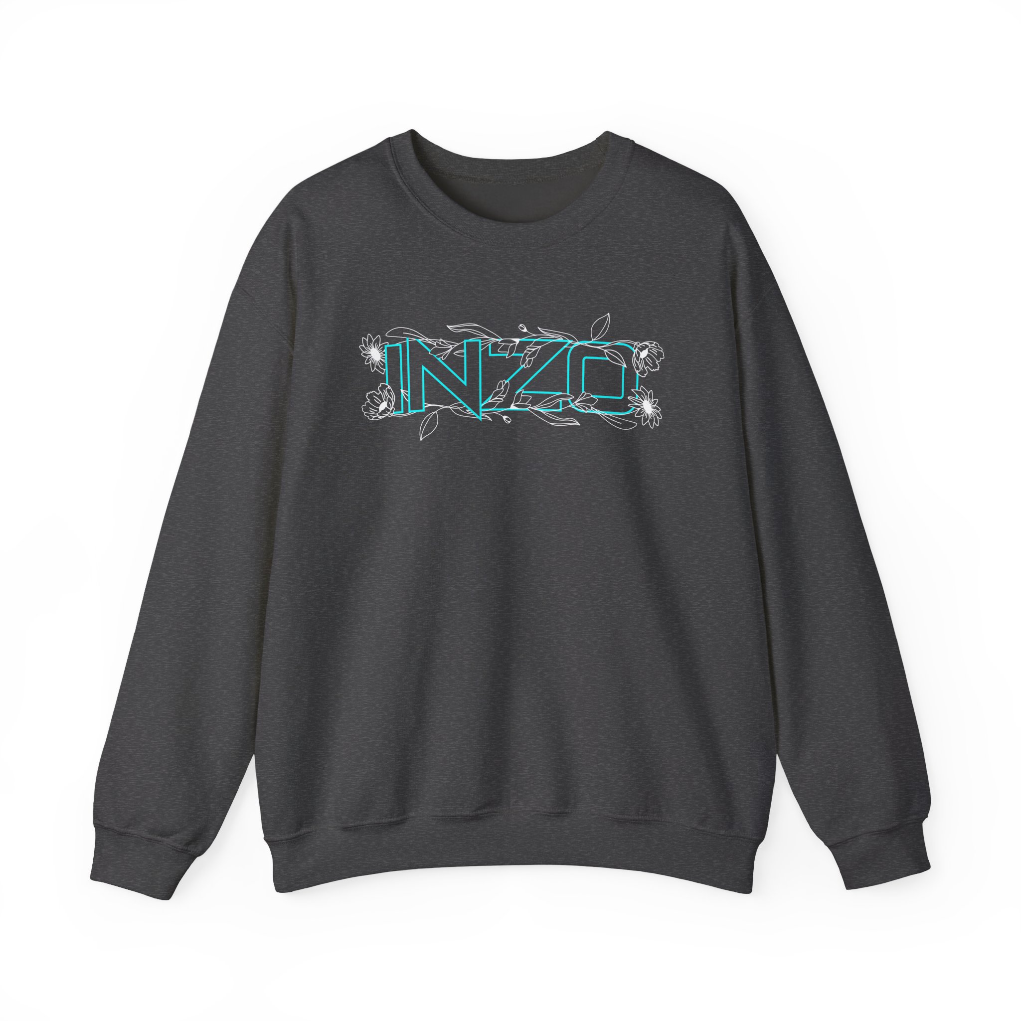 Inzo Flowers in My Heart Unisex Heavy Blendâ„¢ Crewneck Sweatshirt