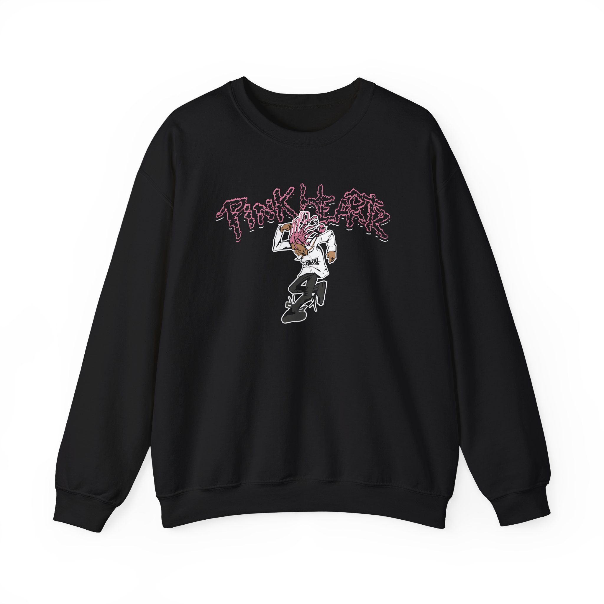 Sofaygo Pink Heartz Unisex Heavy Blendâ„¢ Crewneck Sweatshirt