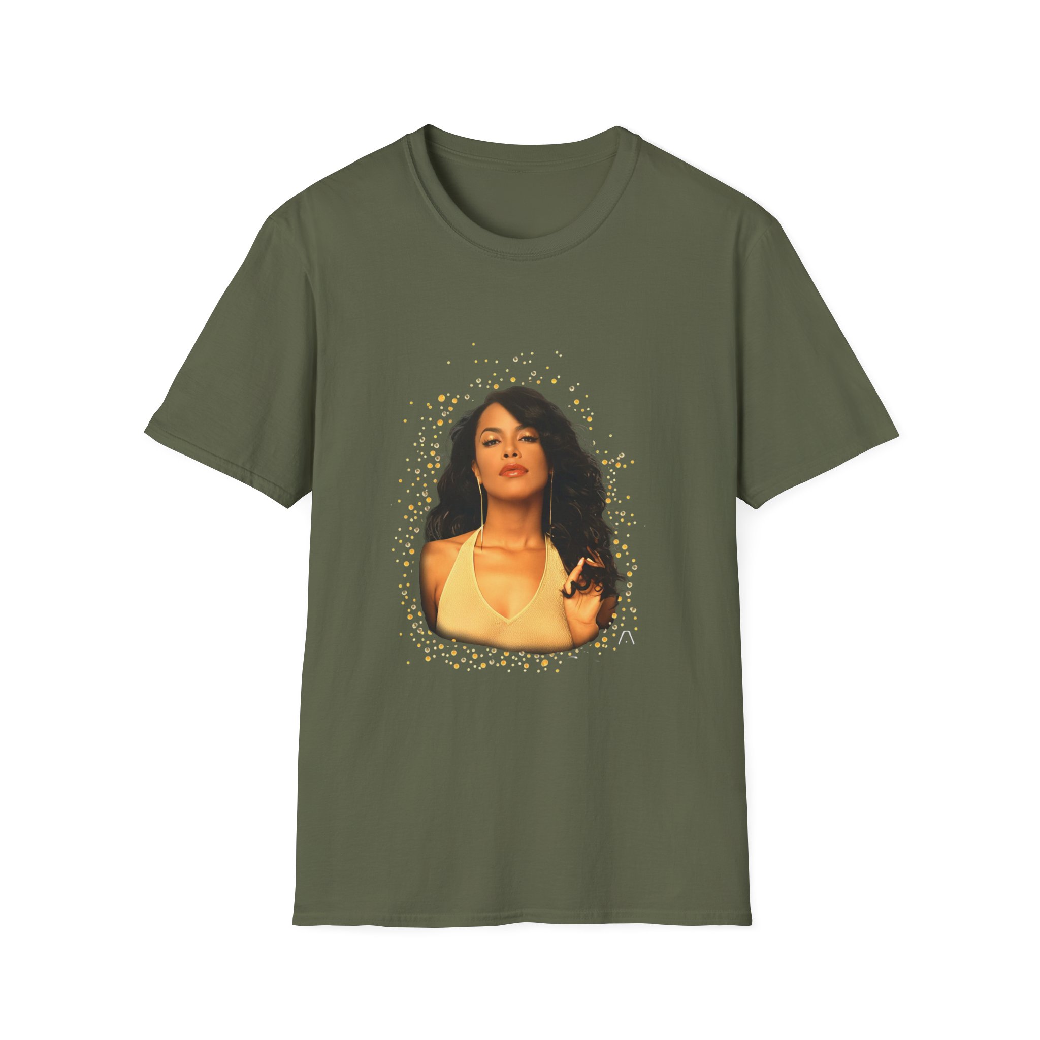 Aaliyah Self Titled Portrait Unisex Softstyle T-Shirt