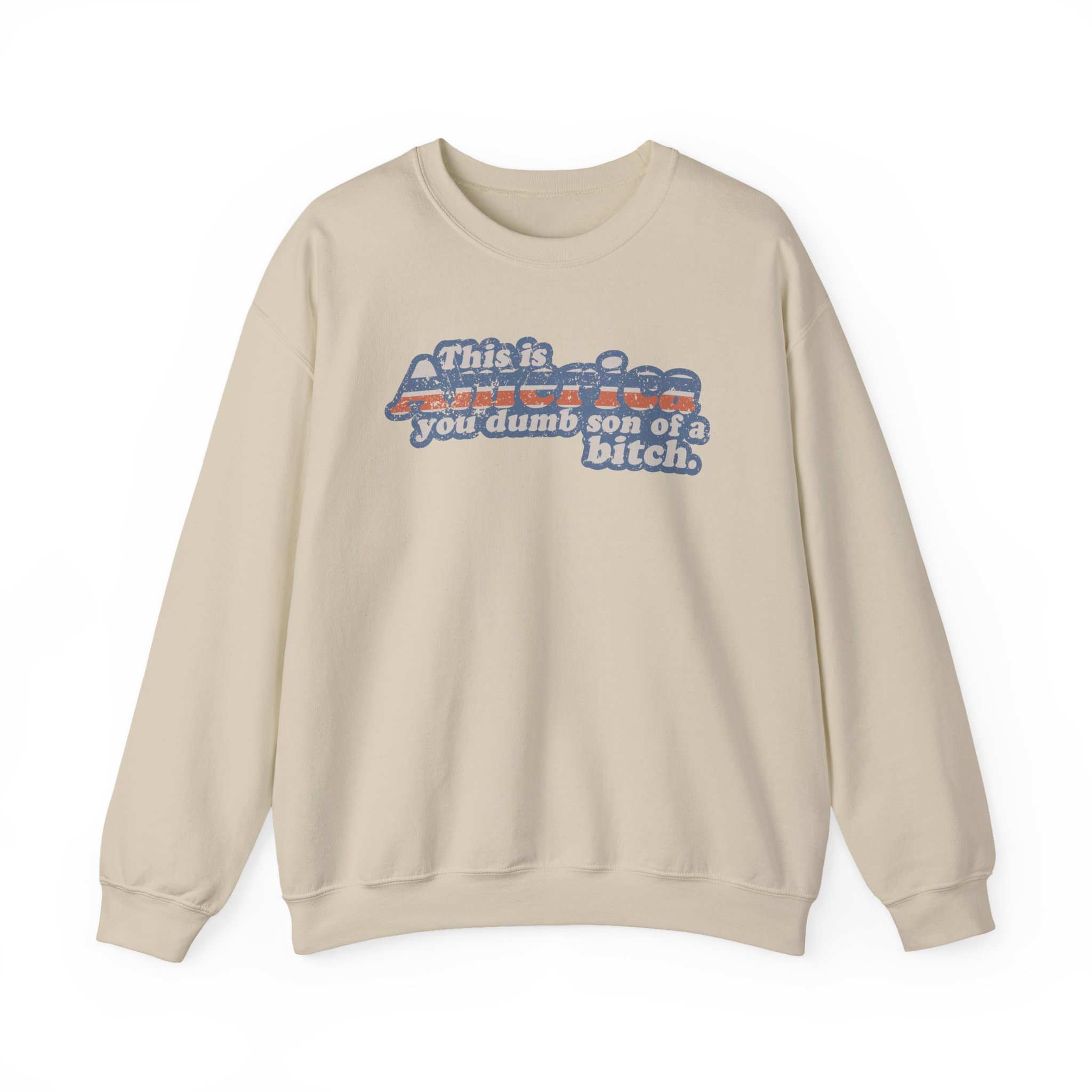 Ymh This Is America Unisex Heavy Blendâ„¢ Crewneck Sweatshirt