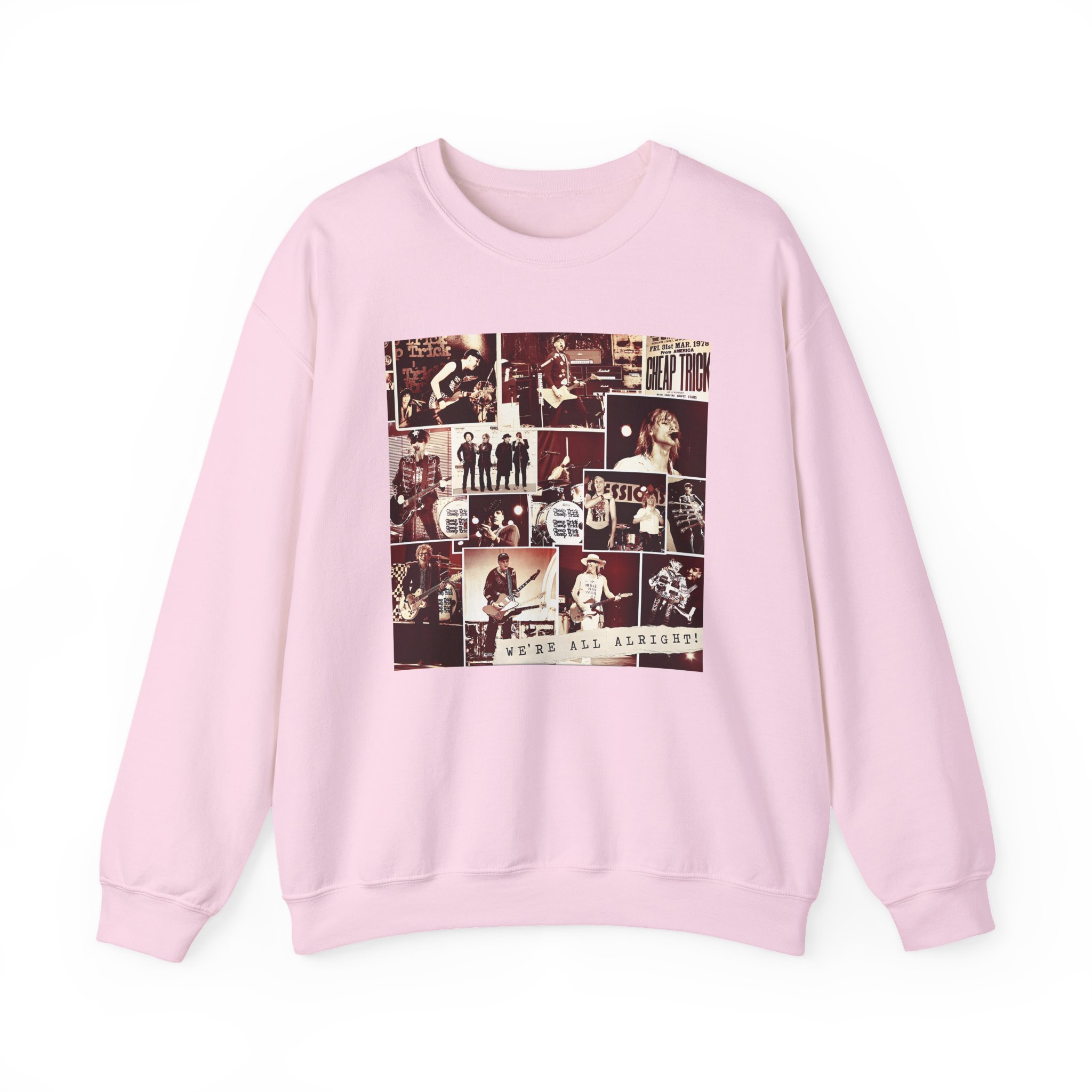Cheap Trick Photo Collage Unisex Heavy Blendâ„¢ Crewneck Sweatshirt