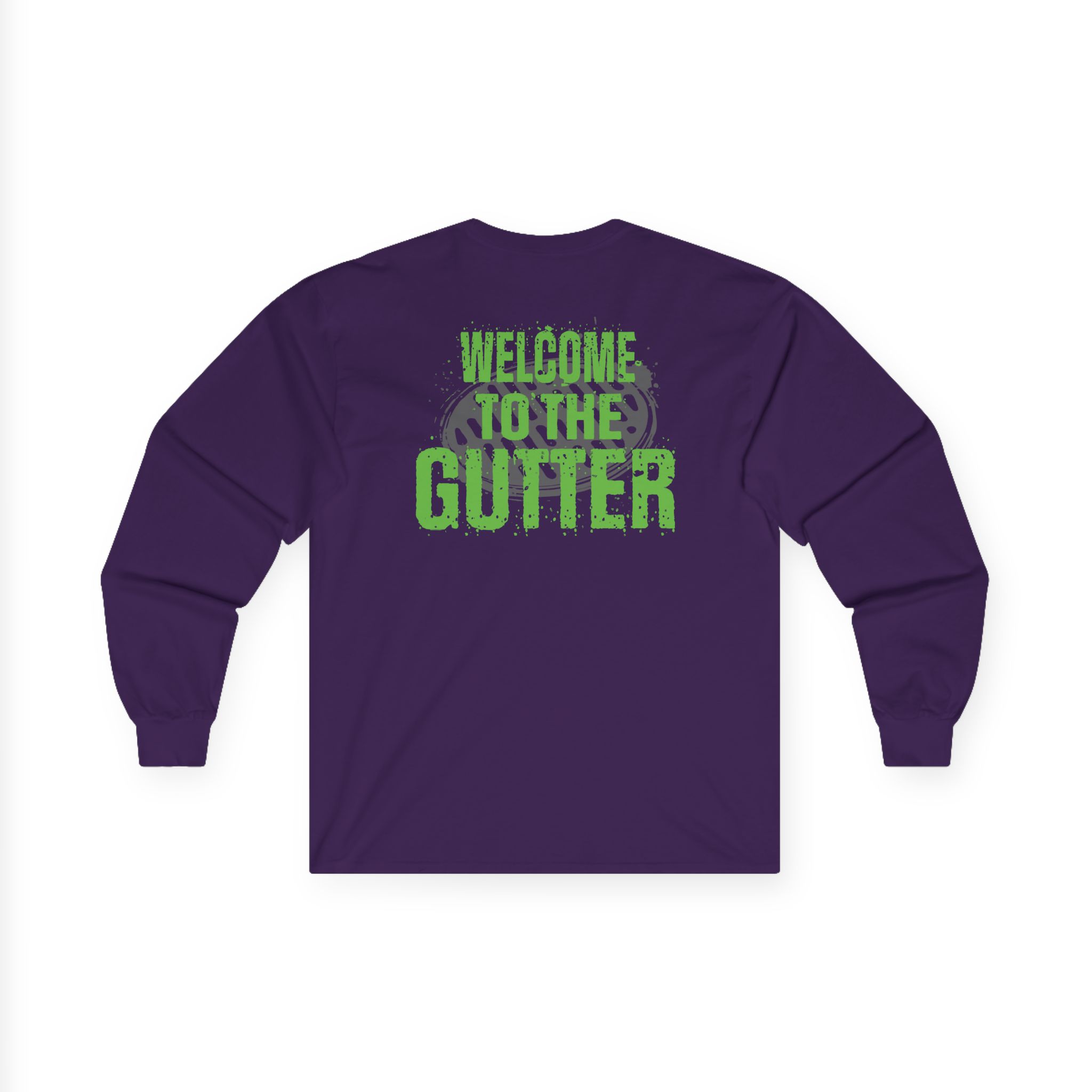 Overkill Welcome to the Gutter Raglan Unisex Ultra Cotton Long Sleeve Tee