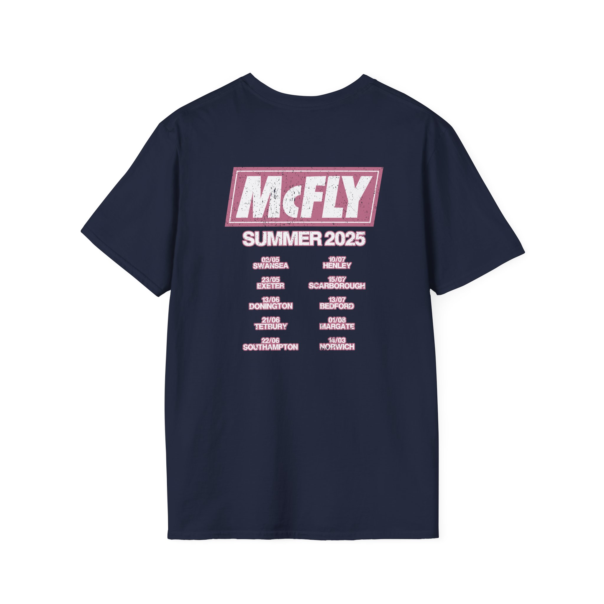 Mcfly Summer 2025 Tour Unisex Softstyle T-shirt