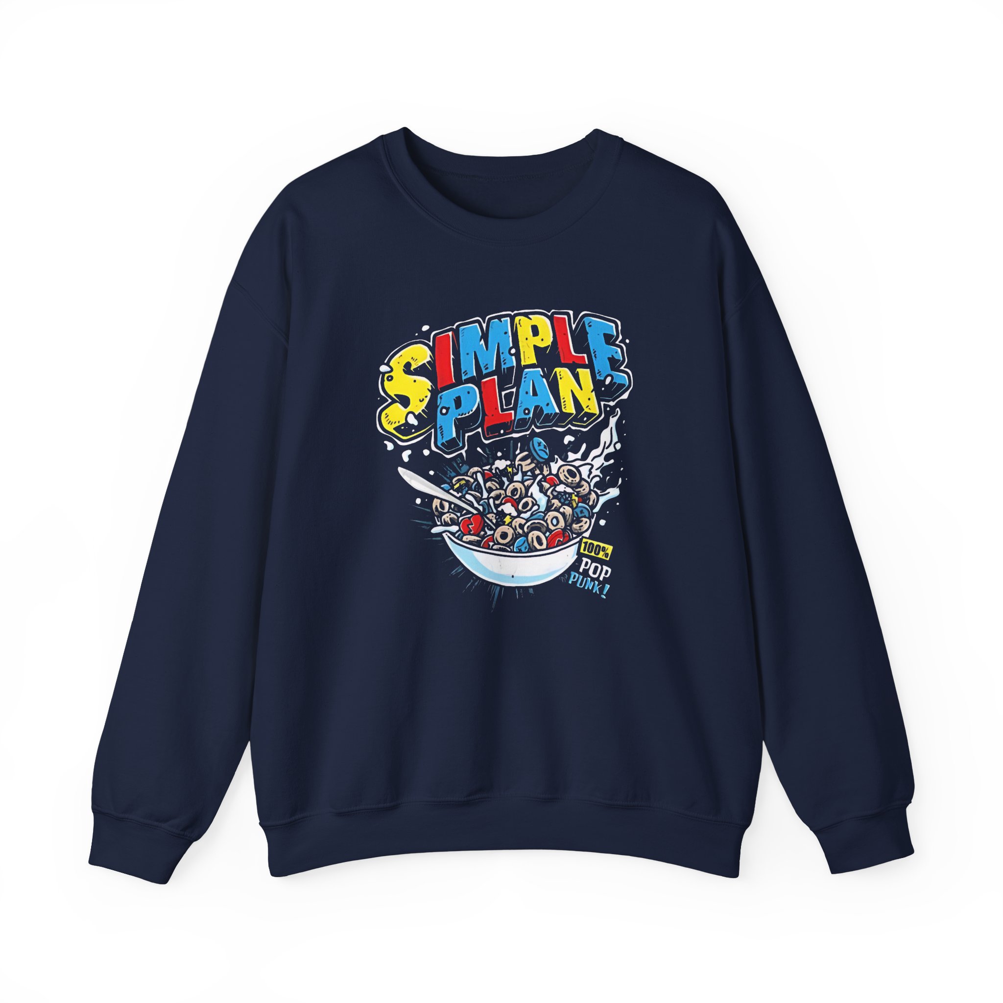 Simple Plan Cereal Unisex Heavy Blendâ„¢ Crewneck Sweatshirt