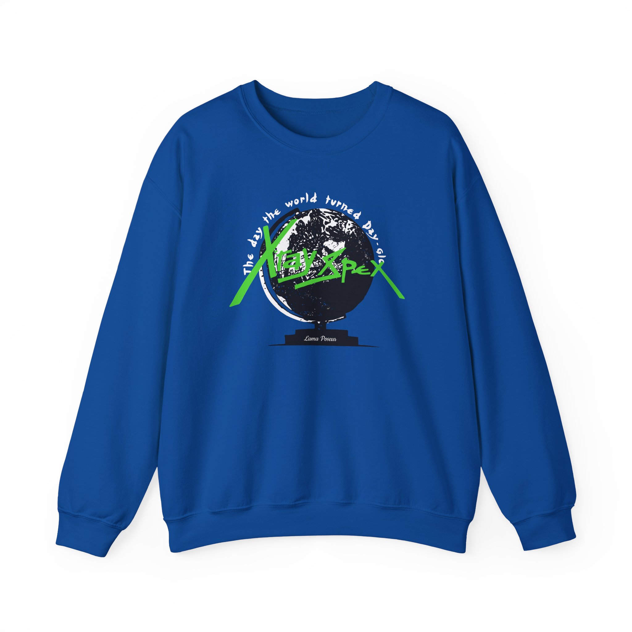 X-ray Spex Day-Glo Globe Unisex Heavy Blendâ„¢ Crewneck Sweatshirt
