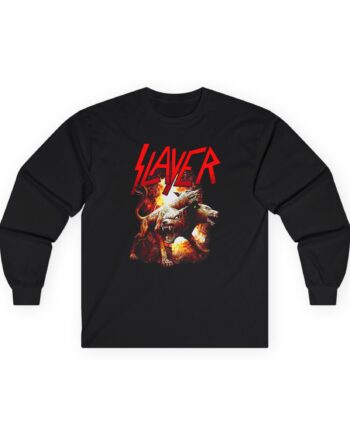 Slayer Cerberus Rising Unisex Ultra Cotton Long Sleeve Tee