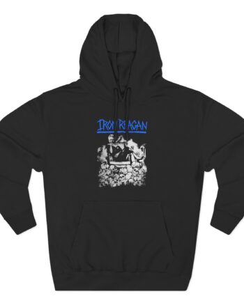 Iron Reagan Clinton In A Dress Three-Panel Fleece Hoodie
