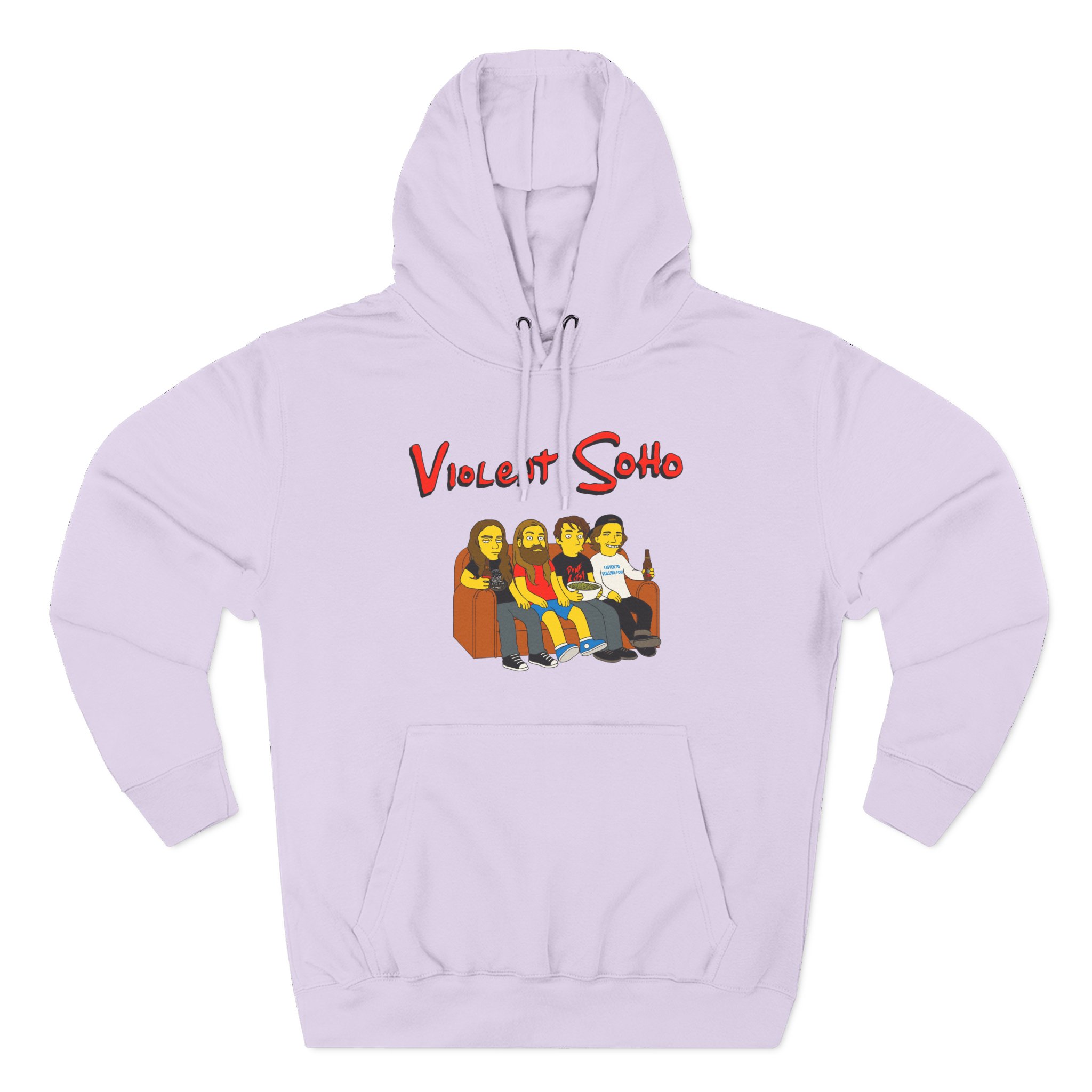 Violent Soho Springfield 4122 Three-Panel Fleece Hoodie