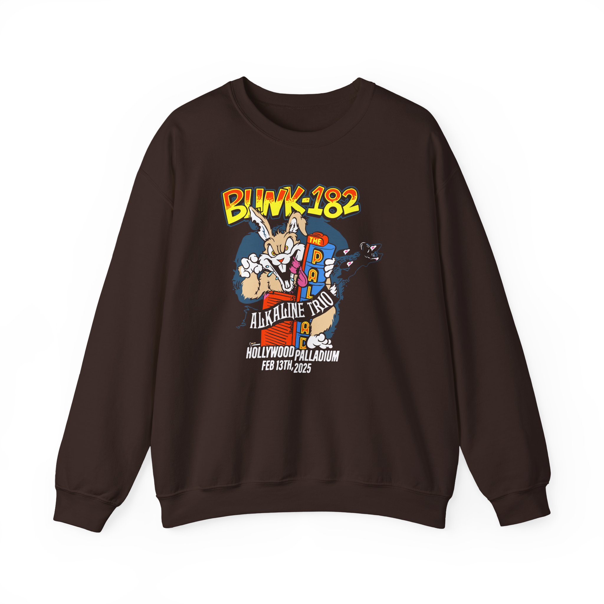 Blink 182 La Fire Aid Unisex Heavy Blendâ„¢ Crewneck Sweatshirt