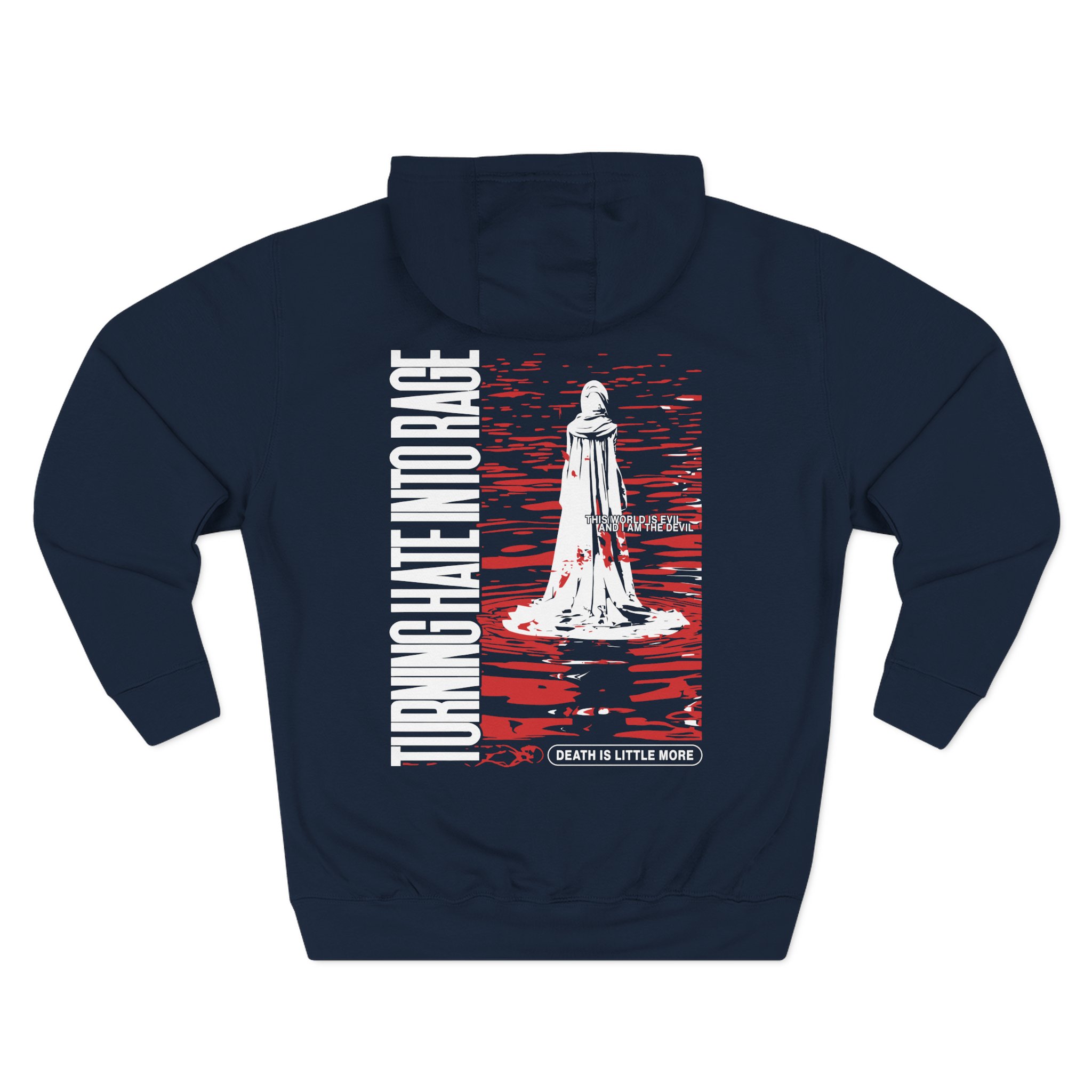 Boundaries Rage Three-Panel Fleece Hoodie