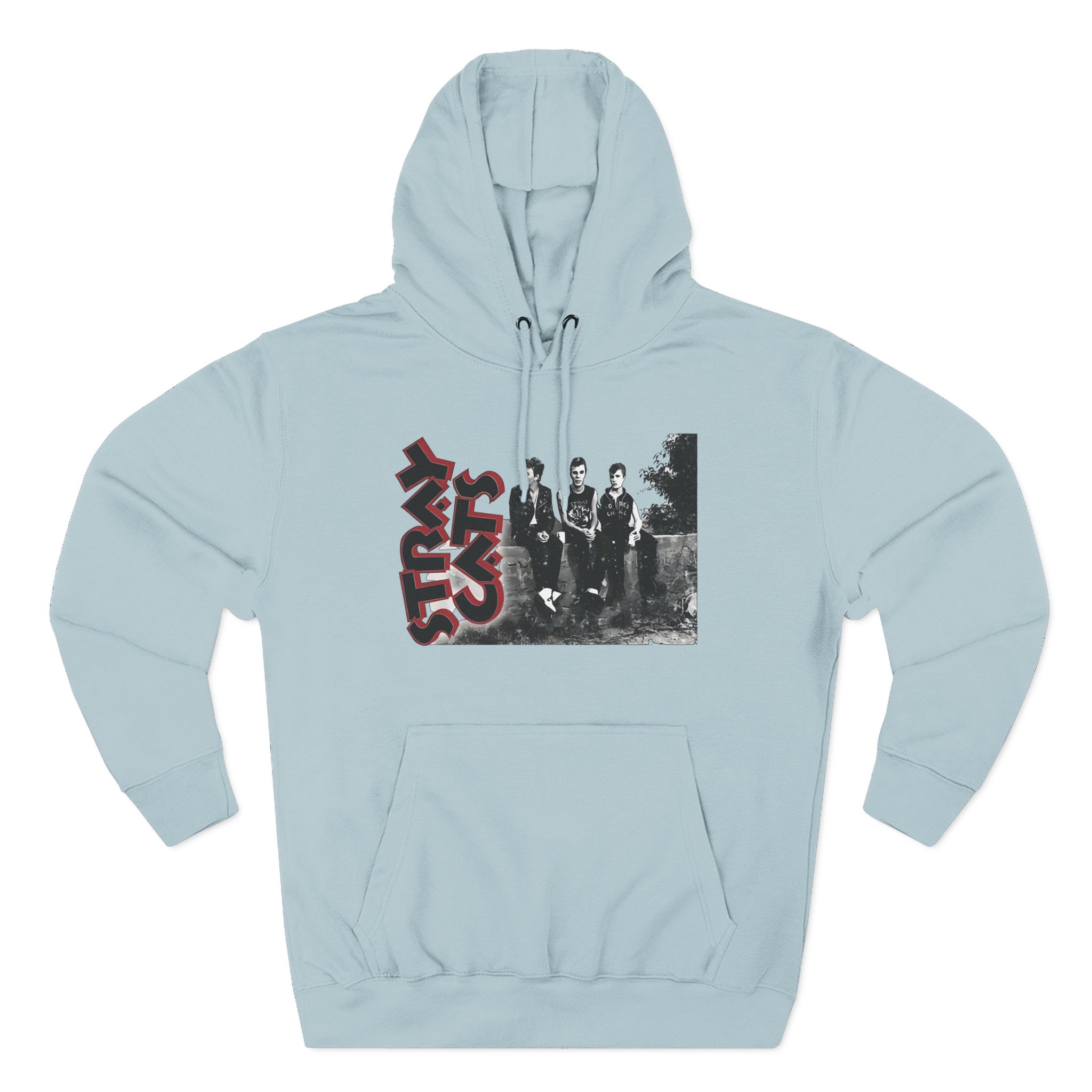 Stray Cats Three Cats Three-Panel Fleece Hoodie