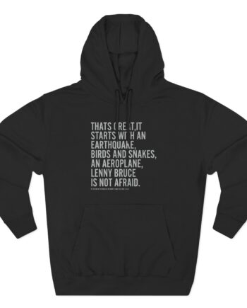 Rem Its the End of the World as We Know It Three-Panel Fleece Hoodie