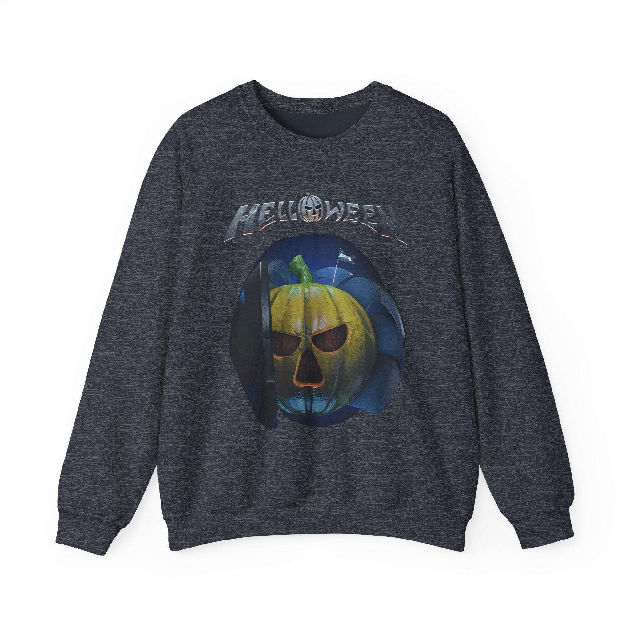 Helloween United Forces Pumpkin Unisex Heavy Blendâ„¢ Crewneck Sweatshirt