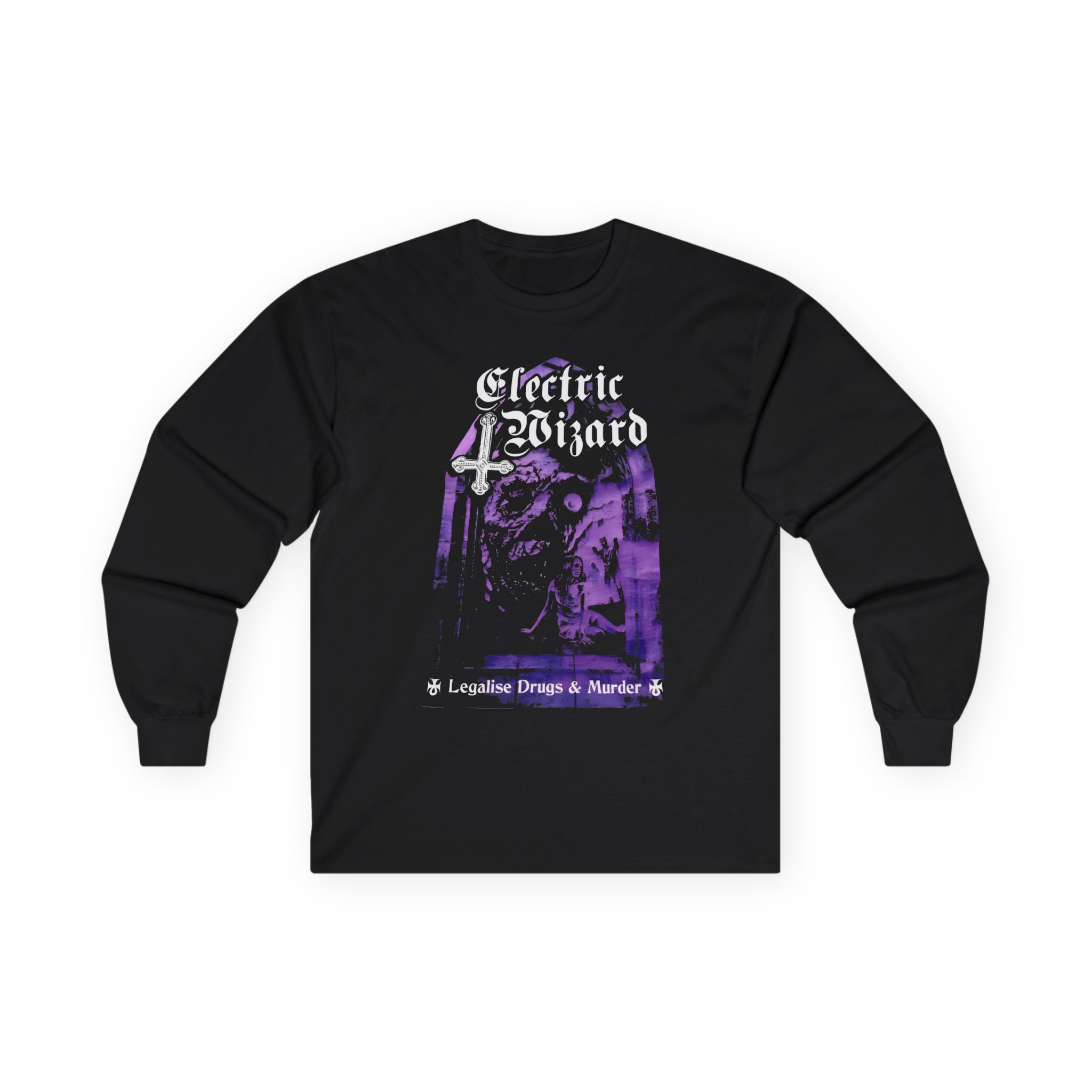 Electric Wizard Legalize Drugs and Murder Unisex Ultra Cotton Long Sleeve Tee
