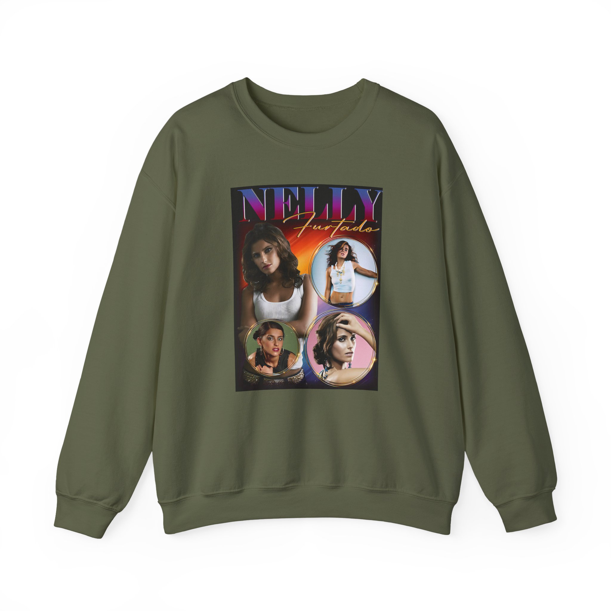 Nelly Furtado Unisex Heavy Blend Crewneck Sweatshirt