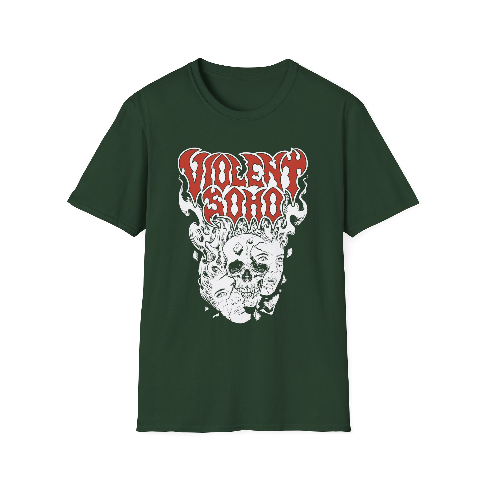 Violent Soho Murdoch Skull Unisex Softstyle T-Shirt