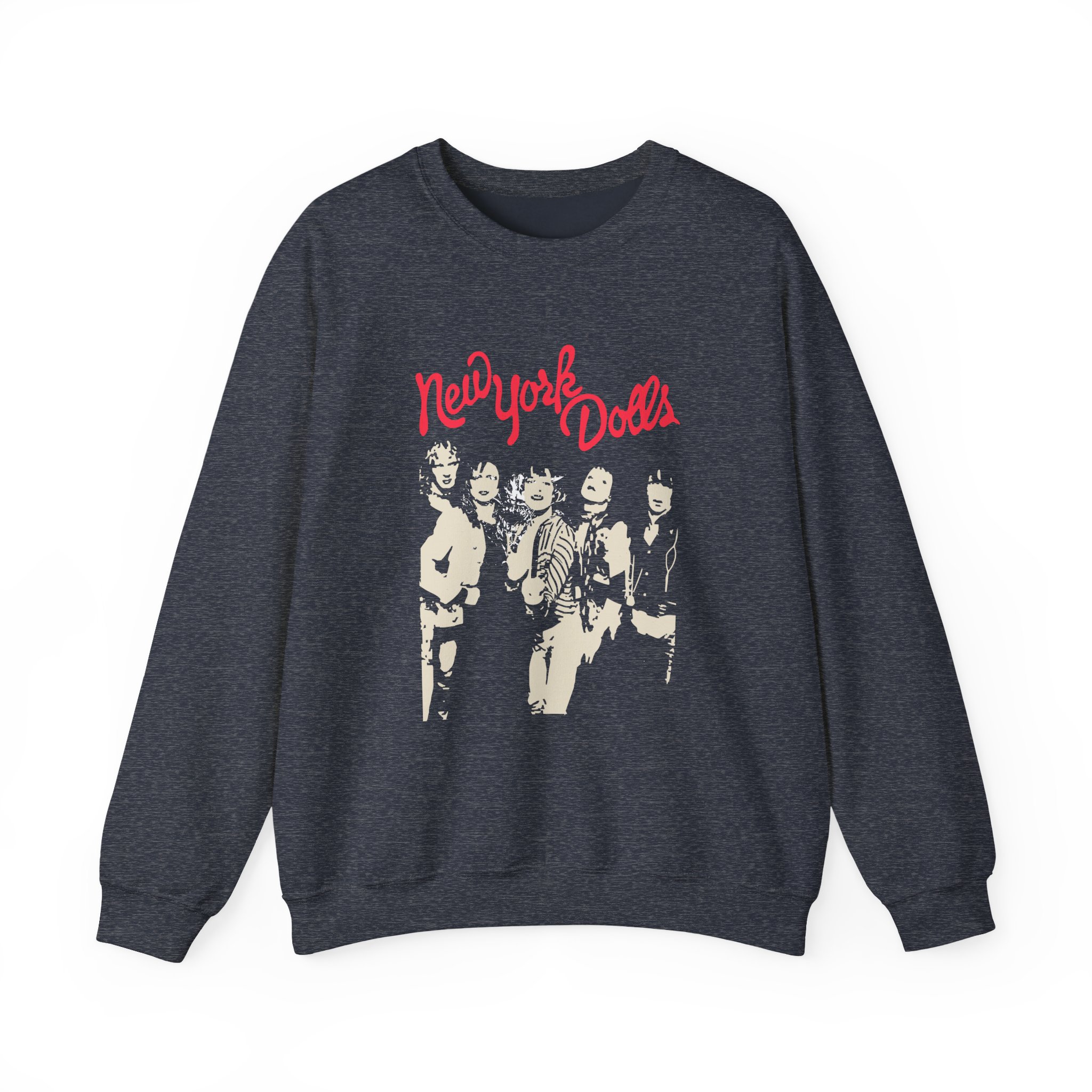 New York Dolls Trash Photo Unisex Heavy Blendâ„¢ Crewneck Sweatshirt