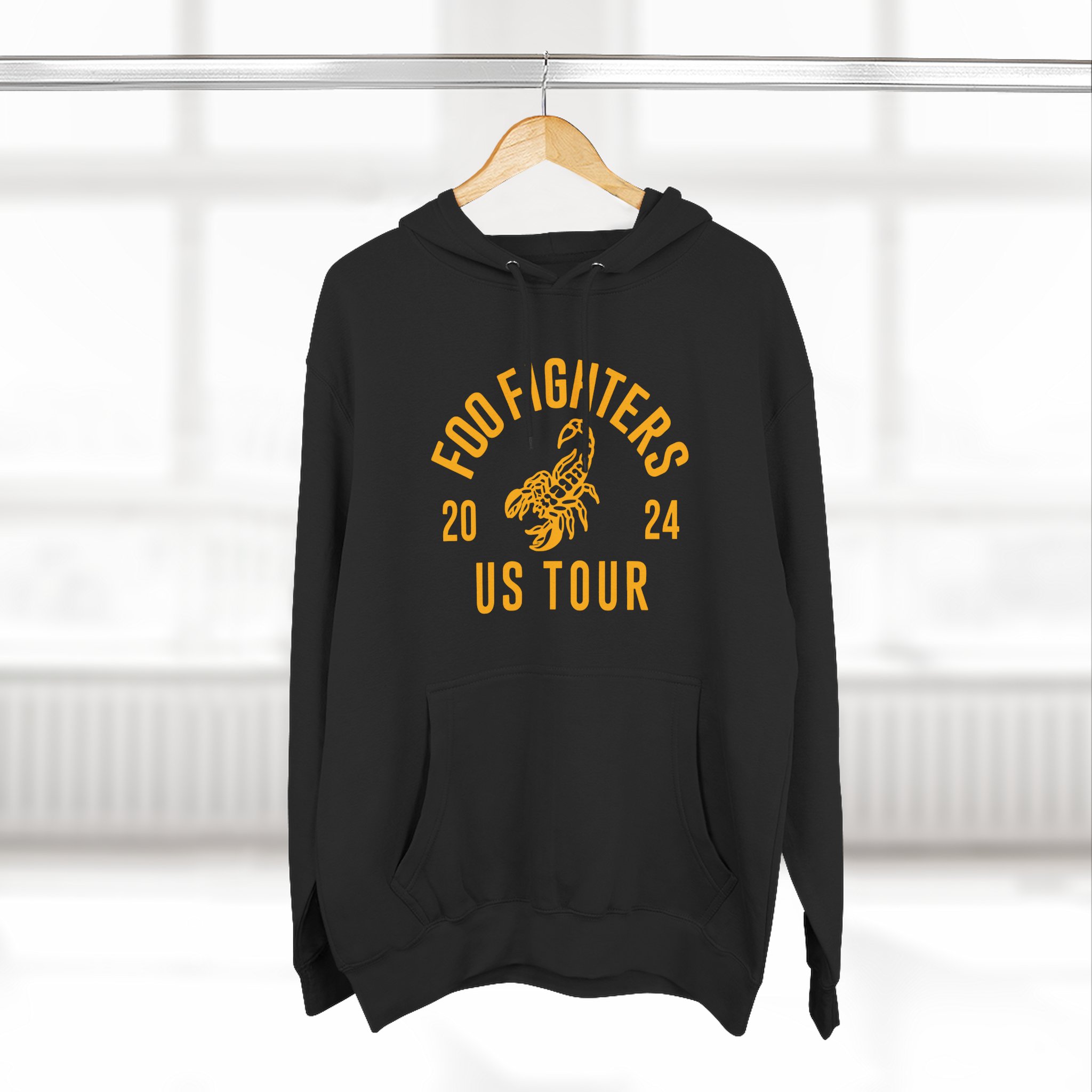 Foo Fighters 2024 Us Tour Three-Panel Fleece Hoodie