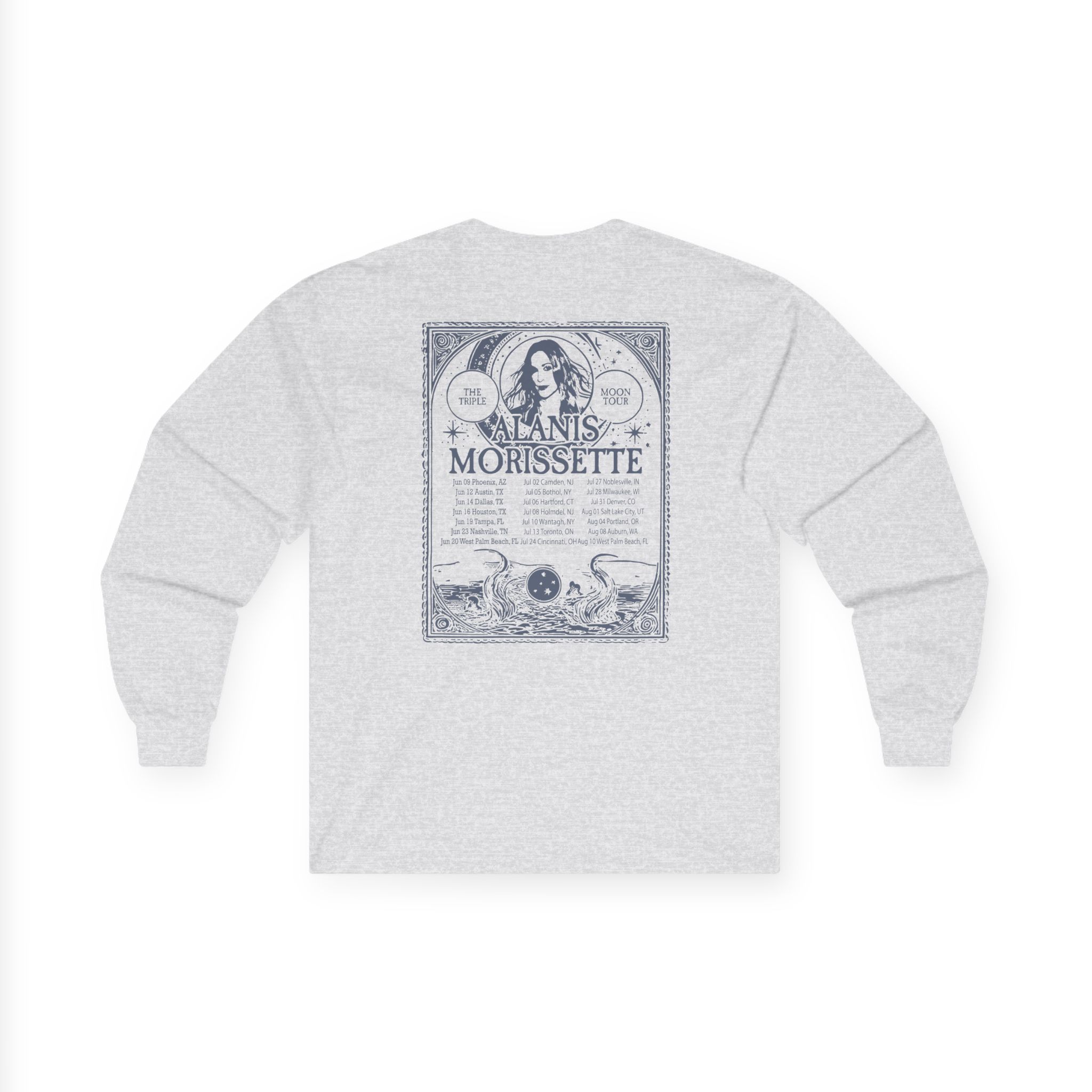 Alanis Morissette The Teple Moon Tour Unisex Ultra Cotton Long Sleeve Tee