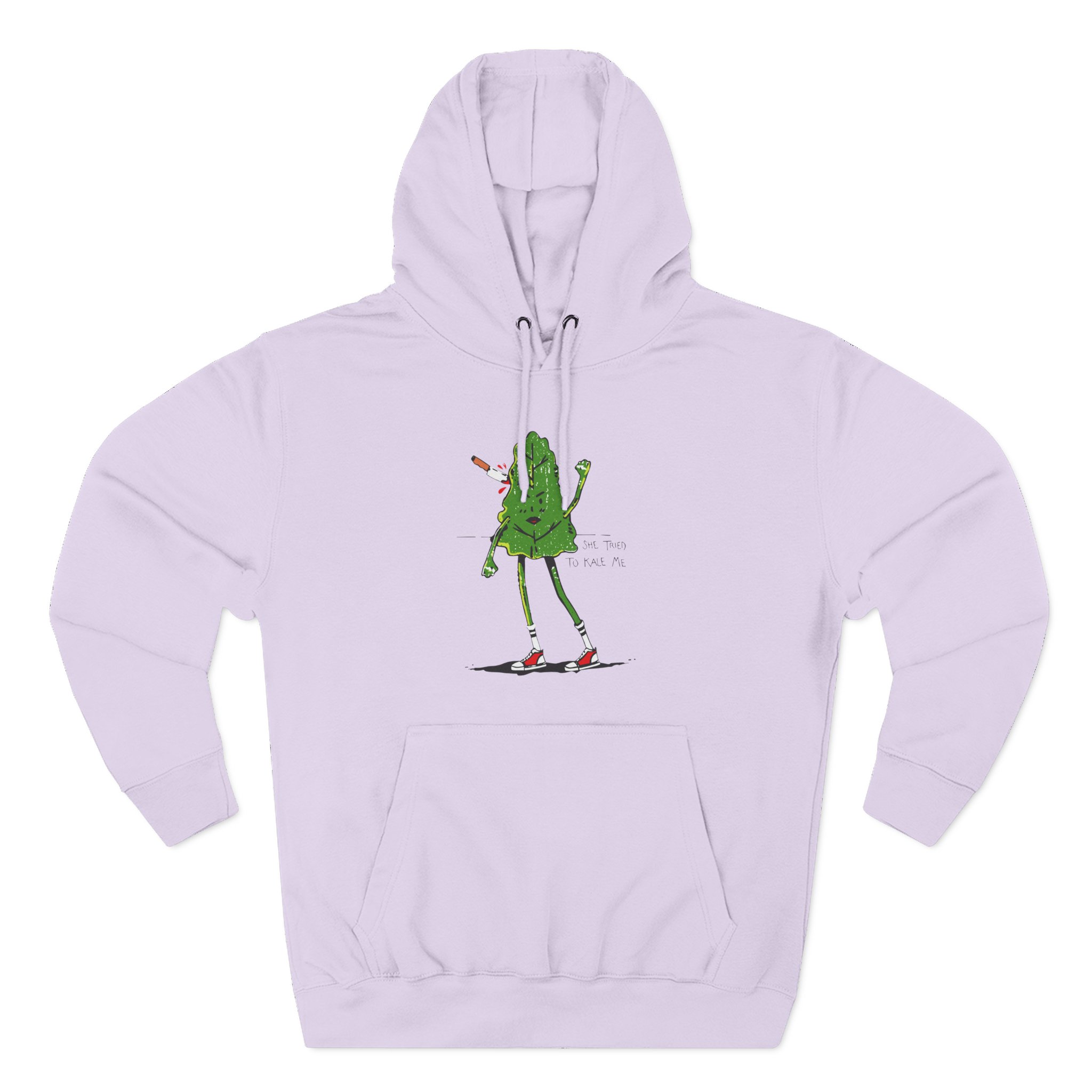 Chad Chad She Tired Kale Me Three-Panel Fleece Hoodie