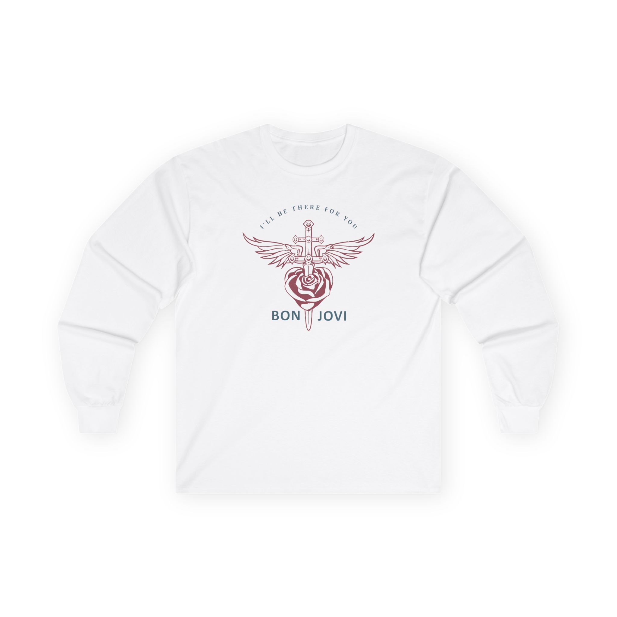 Bon Jovi Glass Heart & Dagger Unisex Ultra Cotton Long Sleeve Tee
