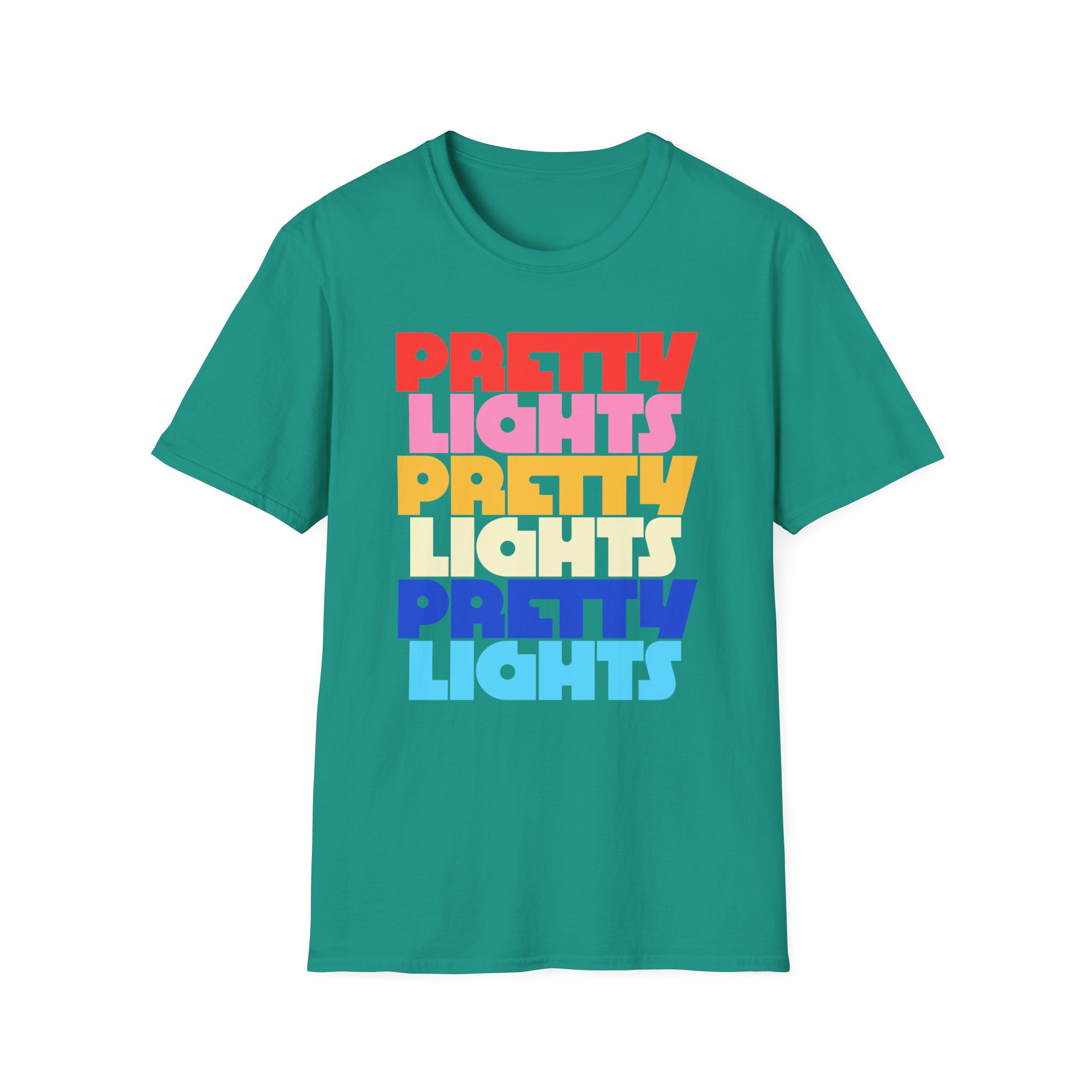 Pretty Lights Rainbow Unisex Softstyle T-Shirt