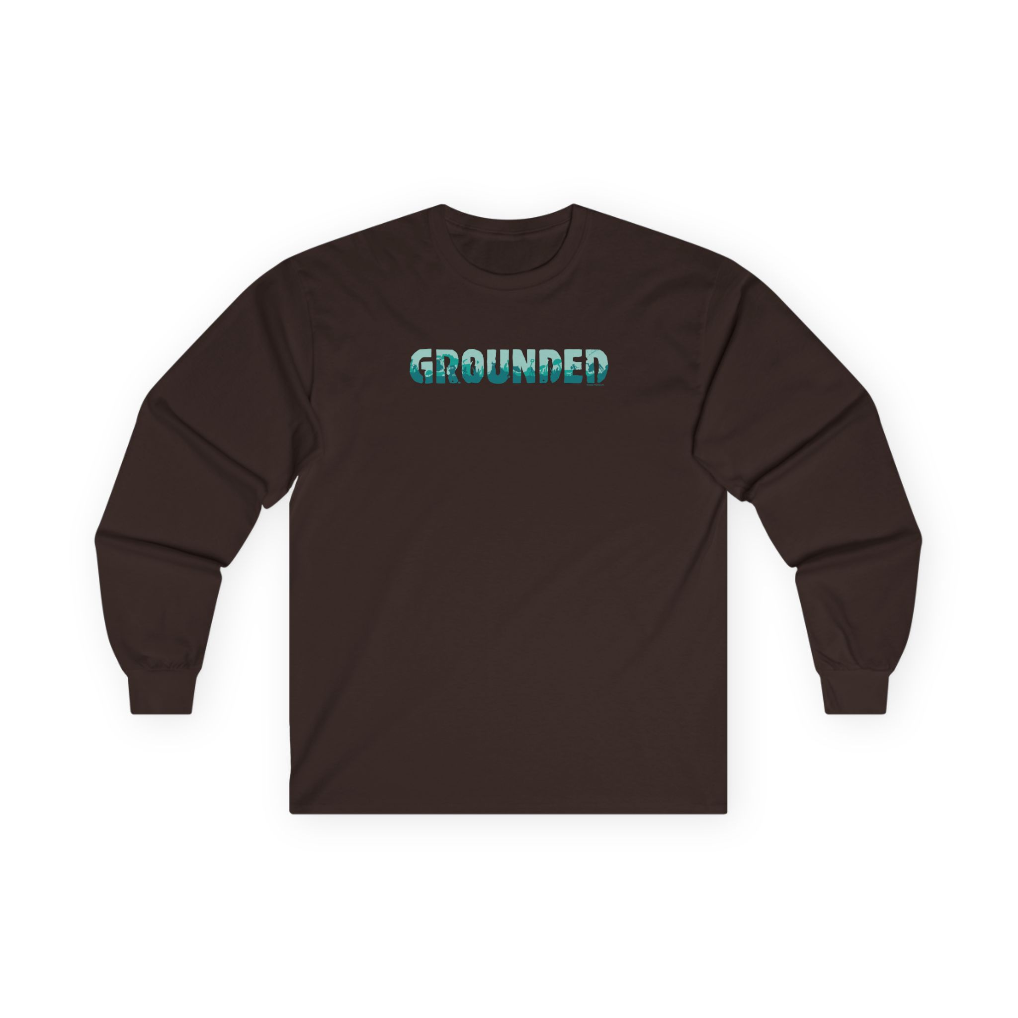 Grounded Logo Unisex Ultra Cotton Long Sleeve Tee