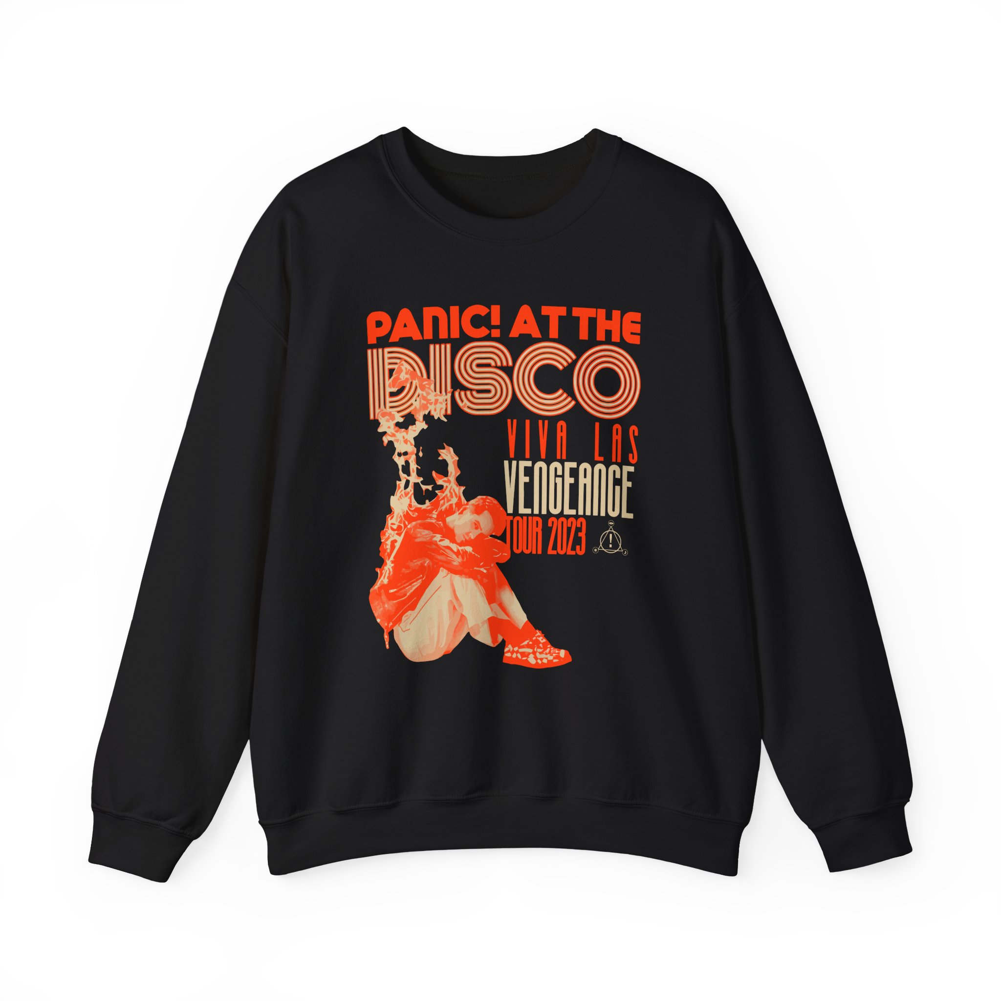Panic at the Disco Eu/uk Flame Tour Unisex Heavy Blendâ„¢ Crewneck Sweatshirt