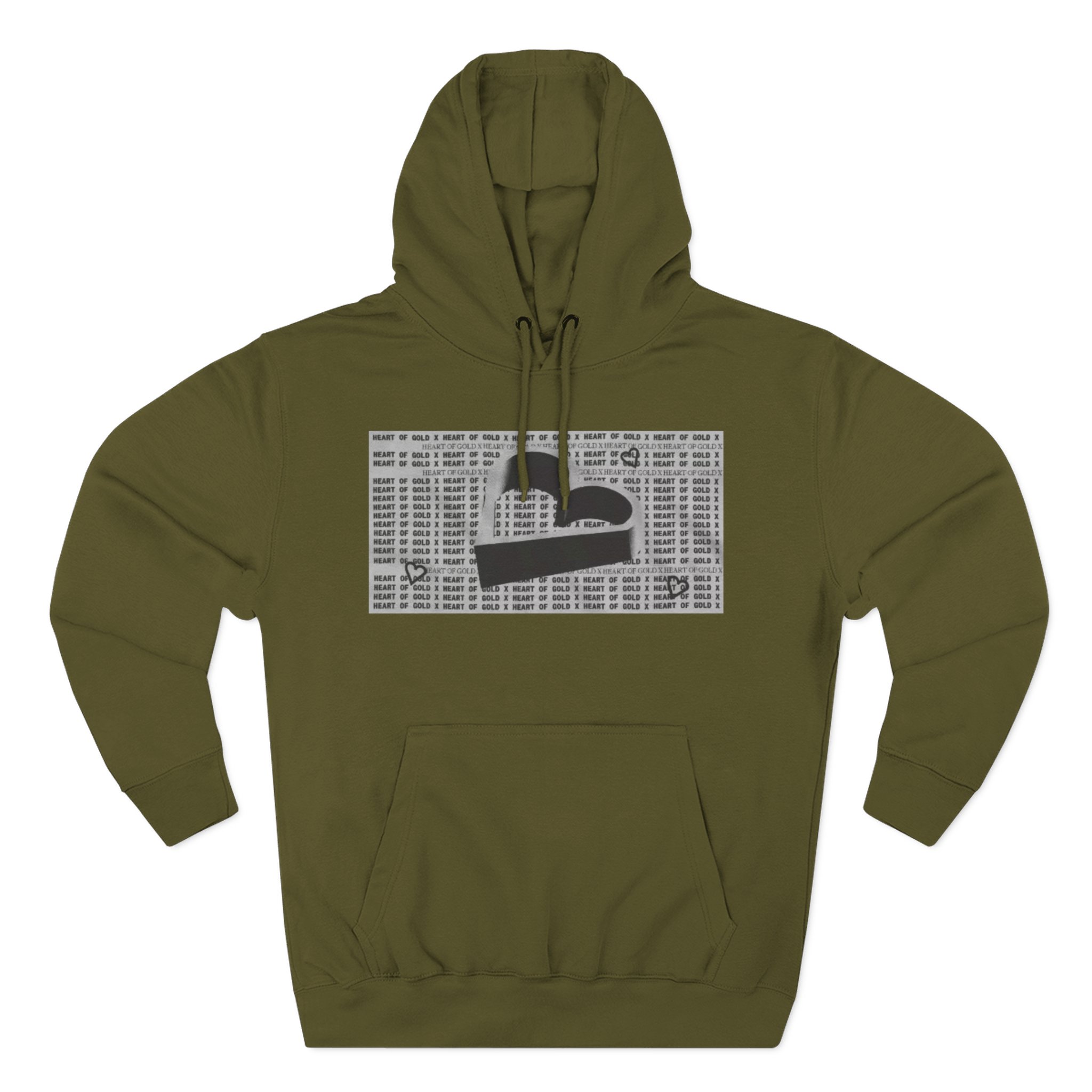 Mumbo Jumbo Heart of Grunge Three-Panel Fleece Hoodie