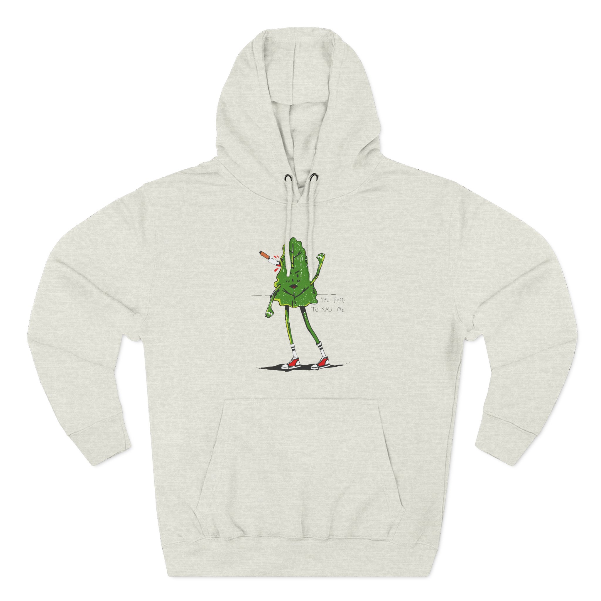 Chad Chad She Tired Kale Me Three-Panel Fleece Hoodie