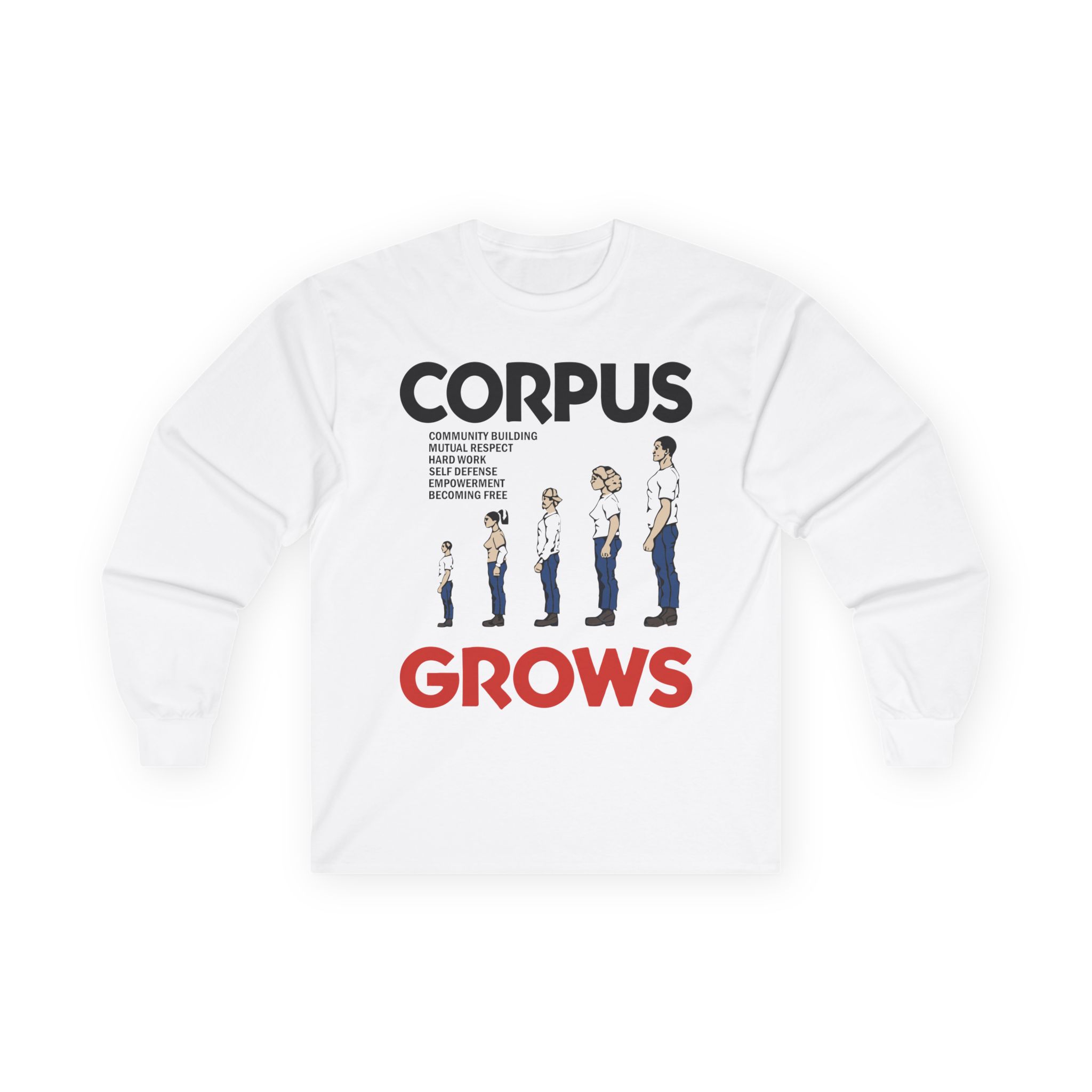 Show Me the Body Corpus Grows Unisex Ultra Cotton Long Sleeve Tee