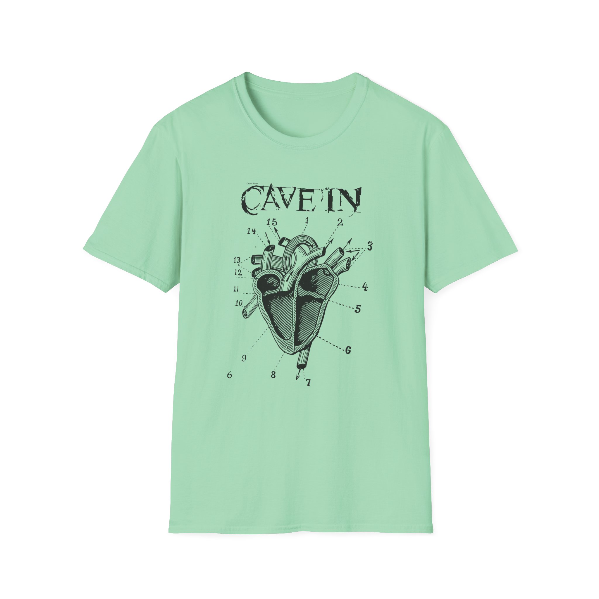 Cave in Classic Heart Unisex Softstyle T-Shirt