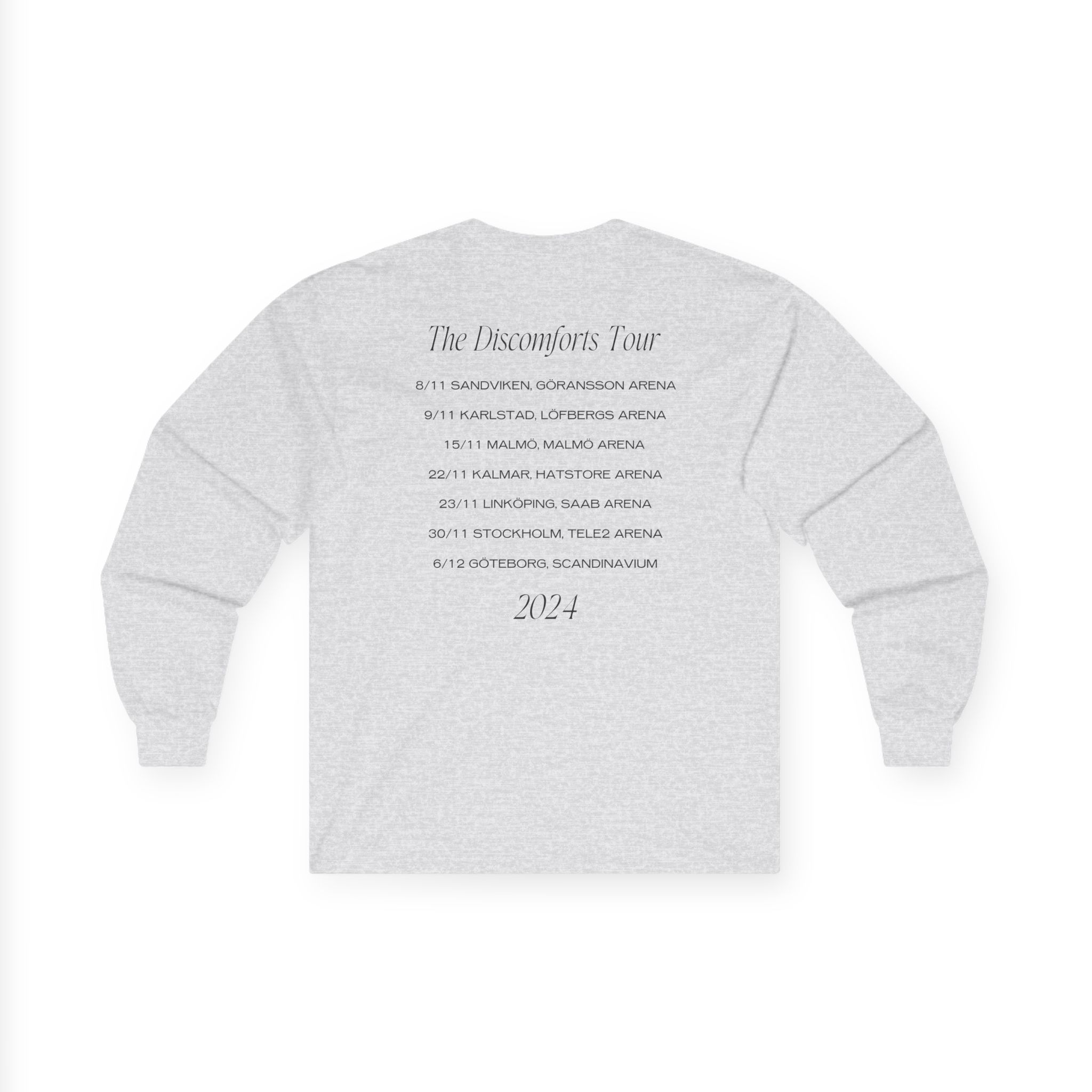 Albin Lee Meldau Discomforts Tour Unisex Ultra Cotton Long Sleeve Tee