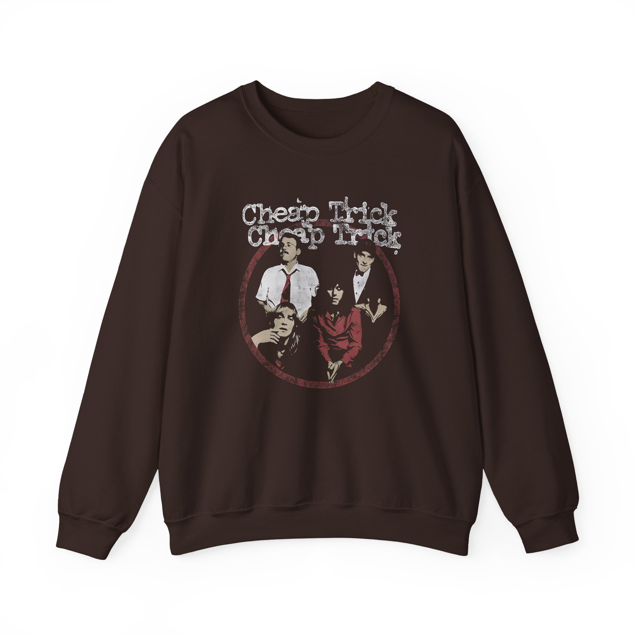 Cheap Trick Unisex Heavy Blendâ„¢ Crewneck Sweatshirt