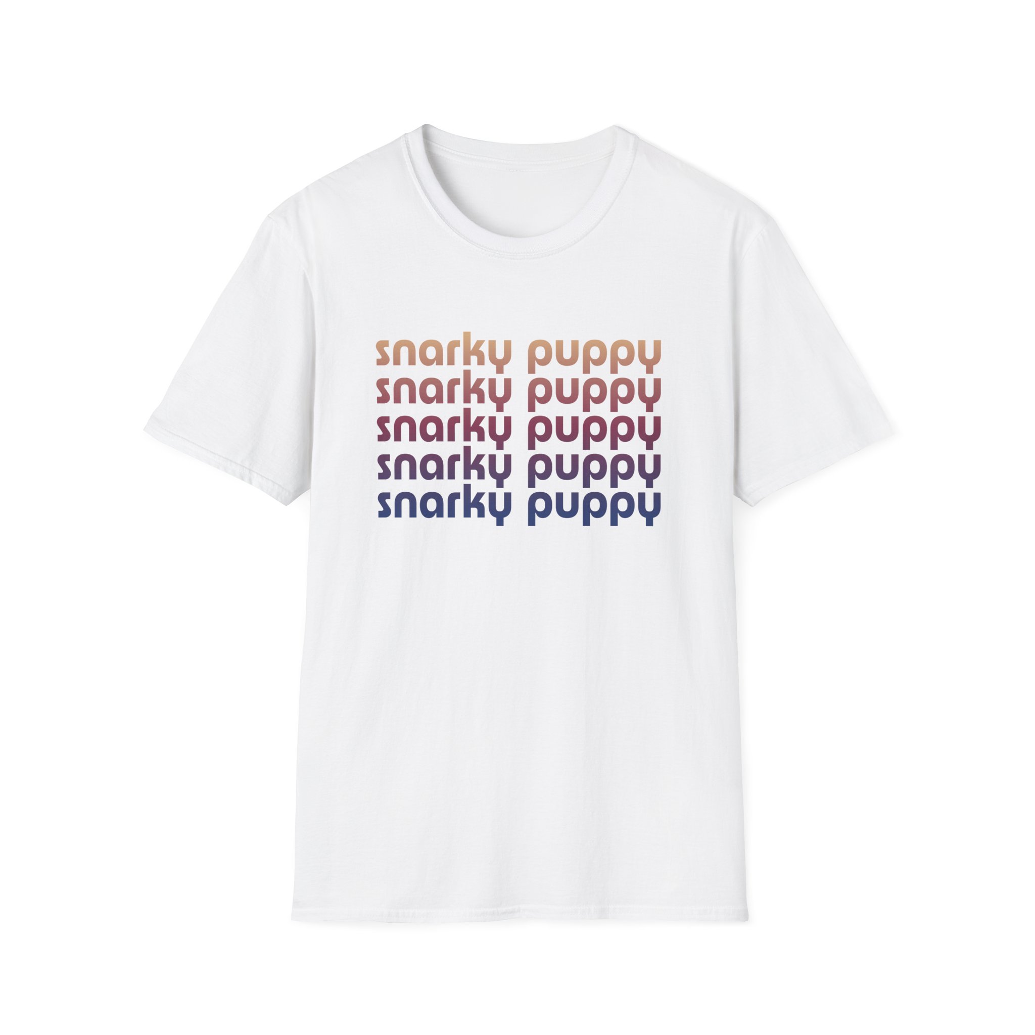 Snarky Puppy Repeating Logo Unisex Softstyle T-shirt