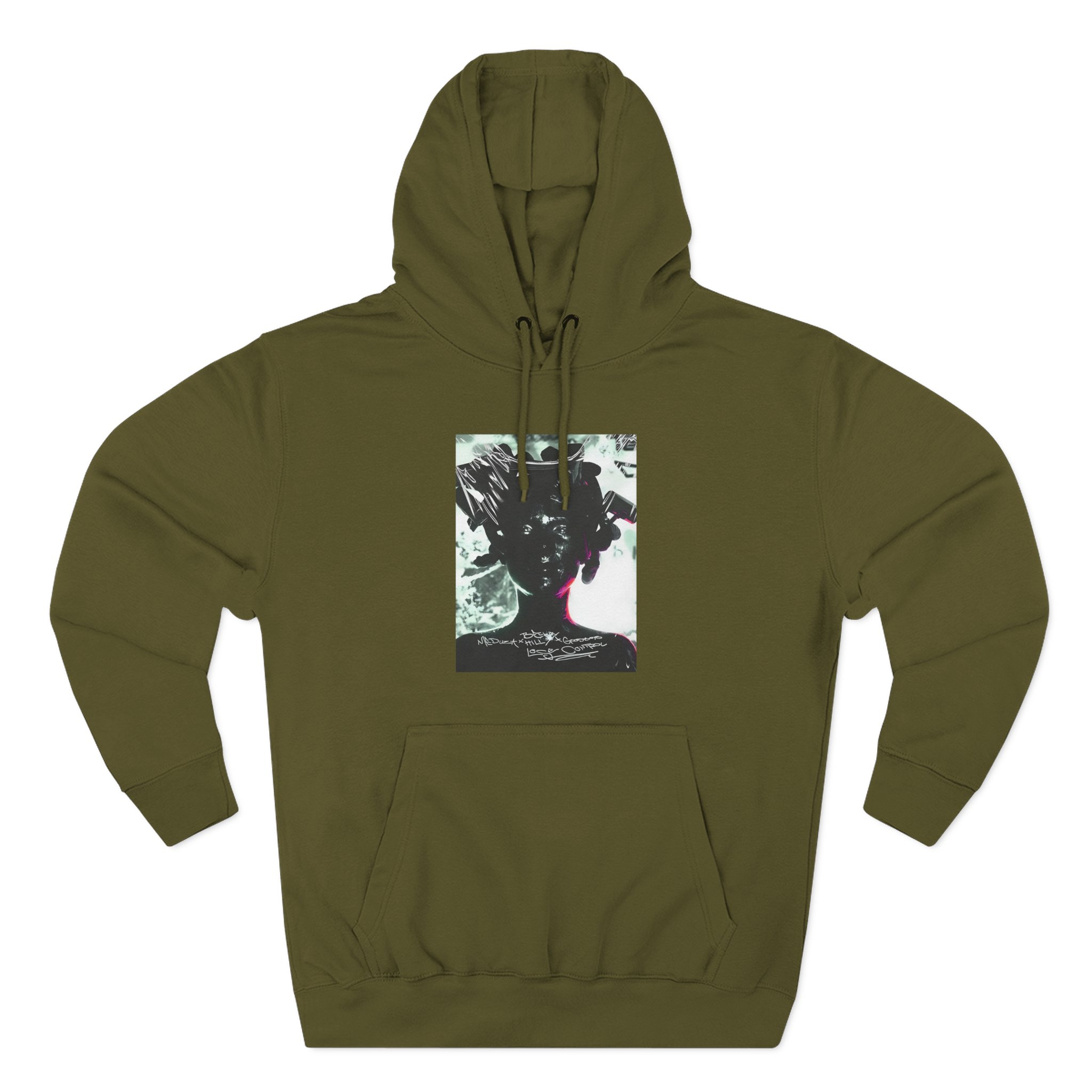 Meduza Three-Panel Fleece Hoodie