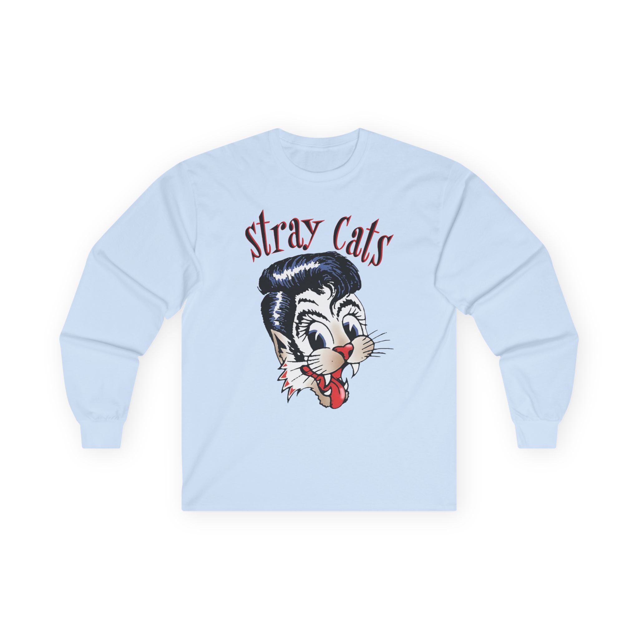 Stray Cats Airbrush Cat Unisex Ultra Cotton Long Sleeve Tee