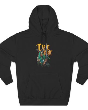 Daedric Wretched Three-Panel Fleece Hoodie