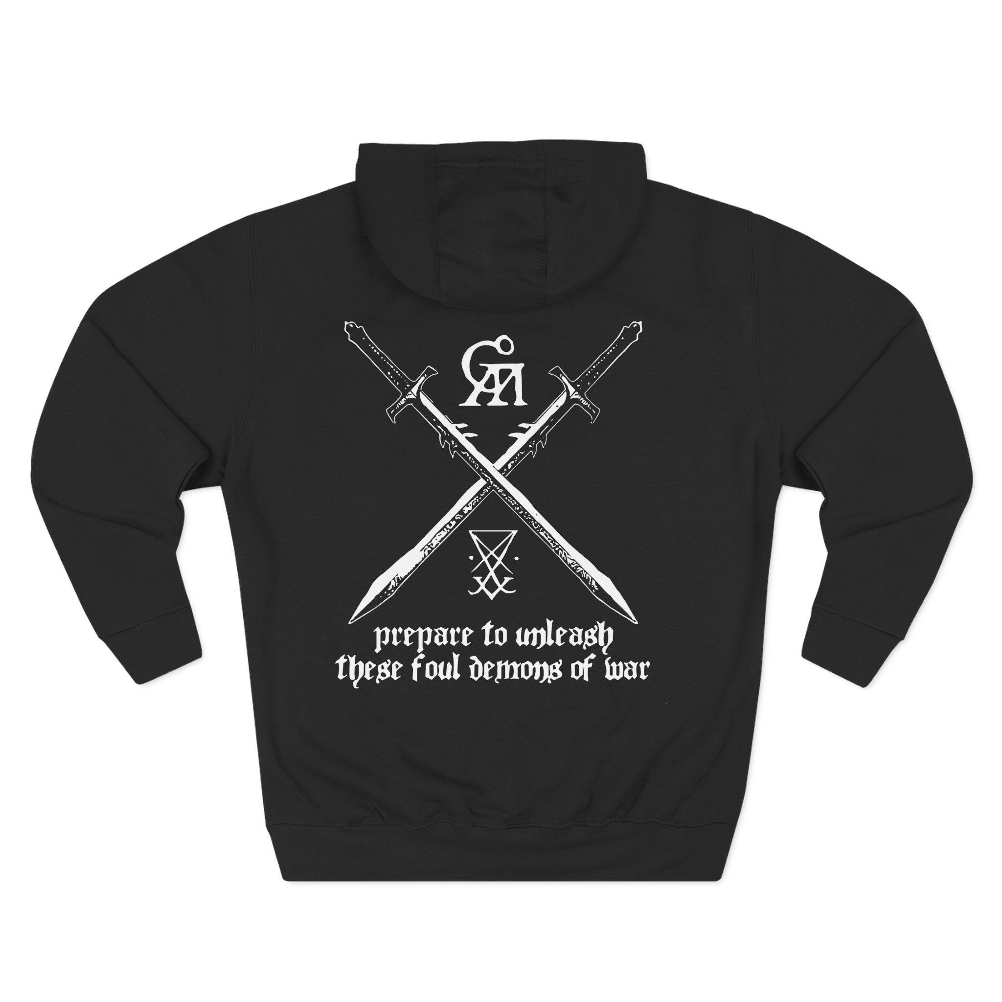 Goatwhore no Mercy Three-Panel Fleece Hoodie