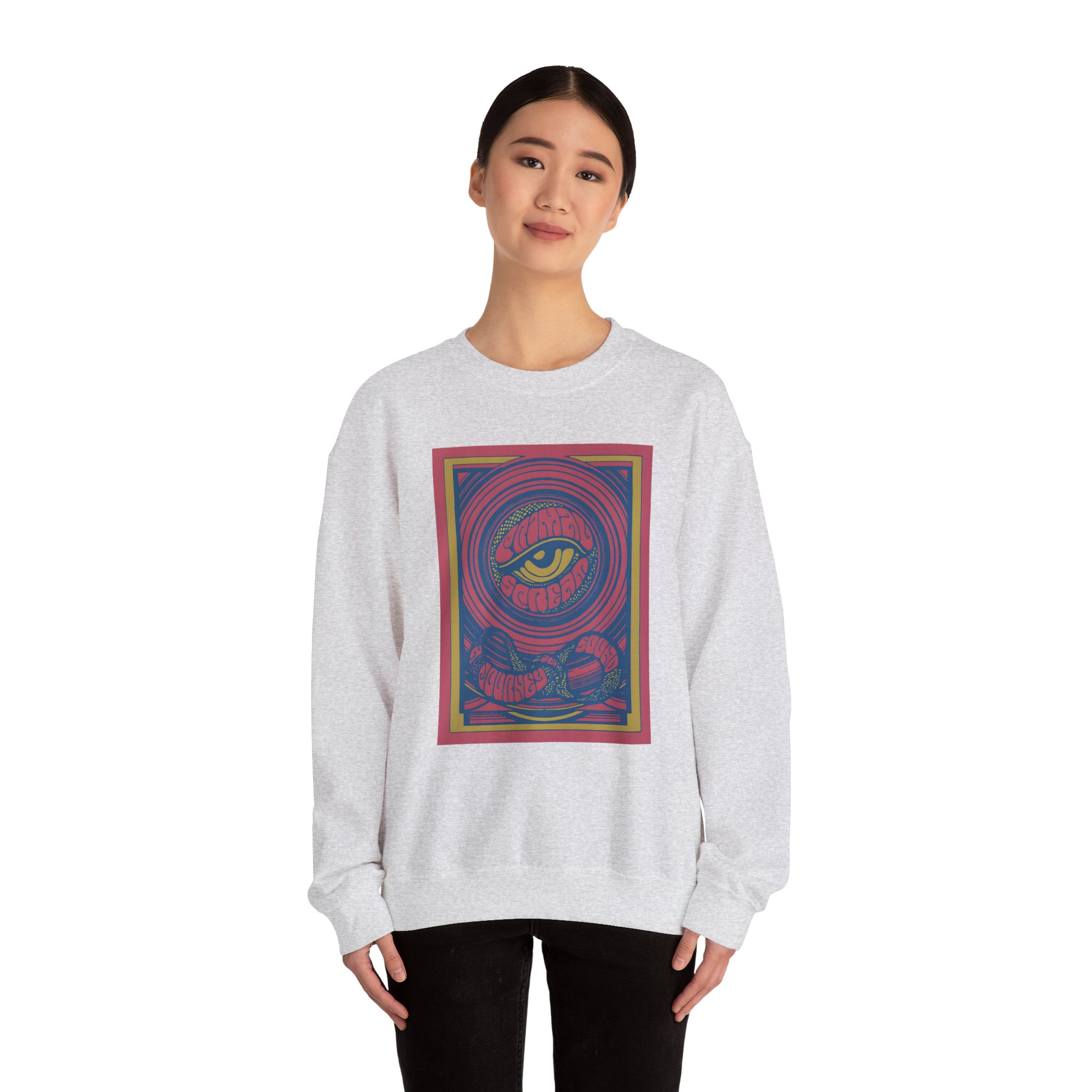 Primal Scream a Journey Into Sound Unisex Heavy Blendâ„¢ Crewneck Sweatshirt