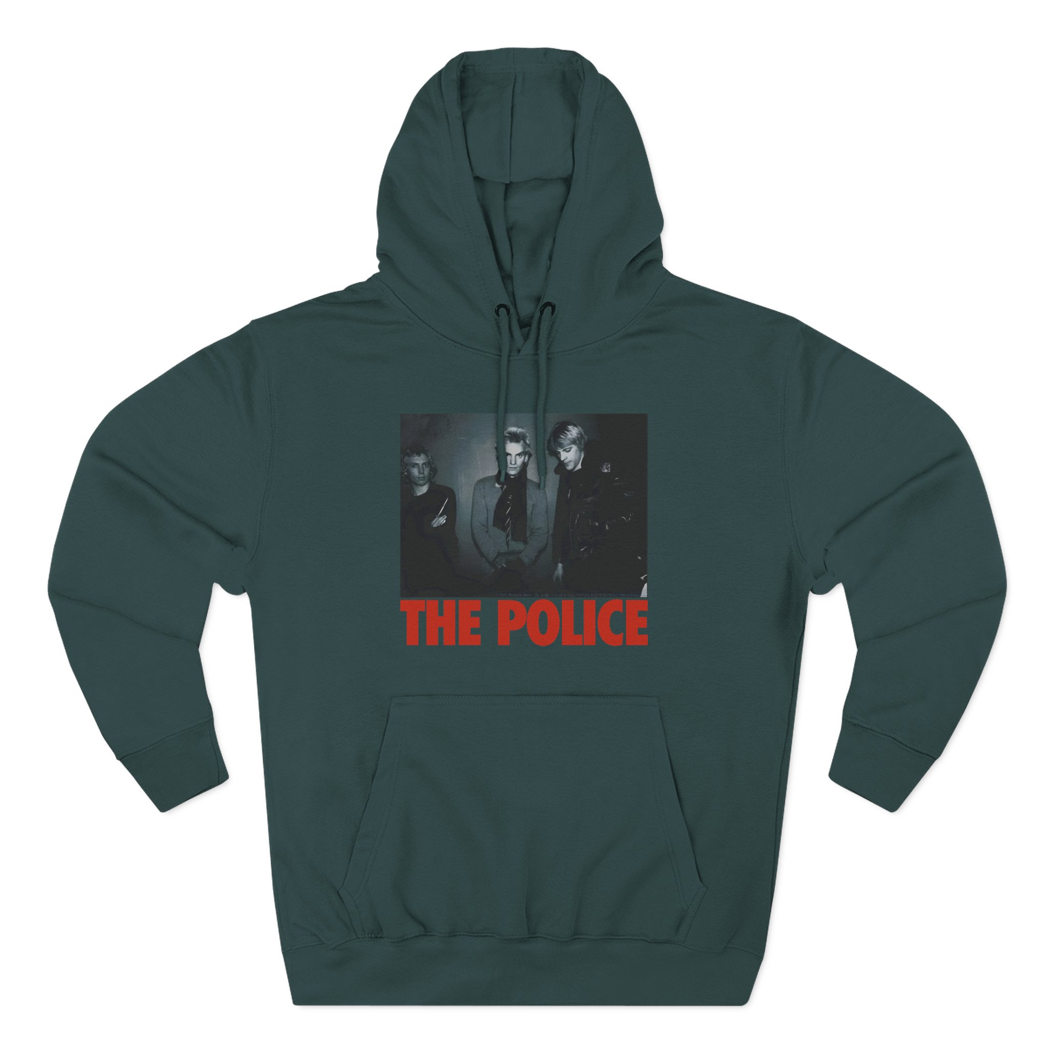 The Police Against the Wall Three-Panel Fleece Hoodie