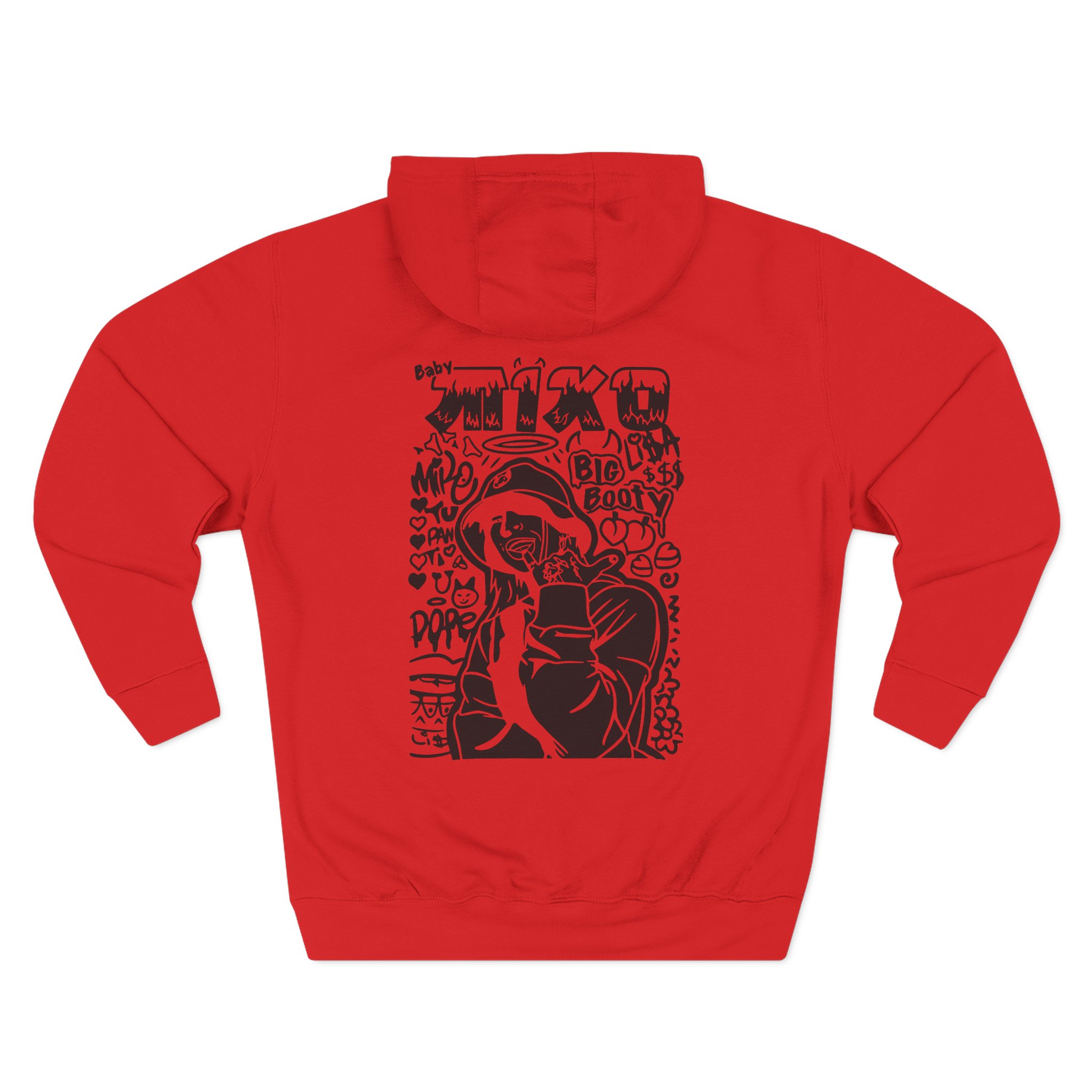 Young Miko Three-Panel Fleece Hoodie