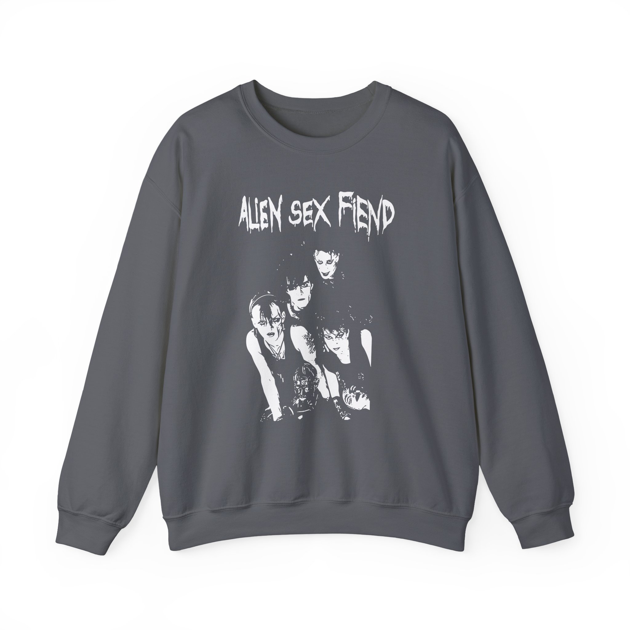 Alien Sex Fiend Band Photo Unisex Heavy Blendâ„¢ Crewneck Sweatshirt