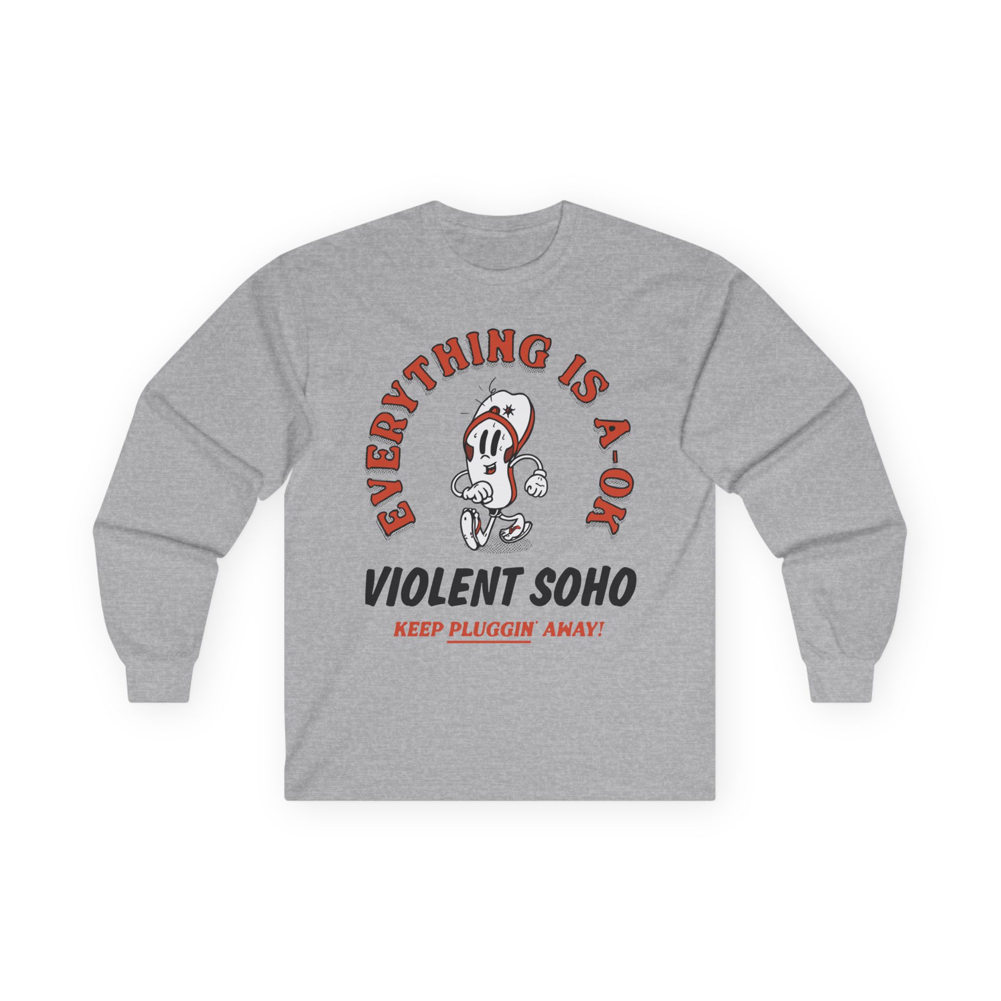 Violent Soho Keep on Pluggin Unisex Ultra Cotton Long Sleeve Tee