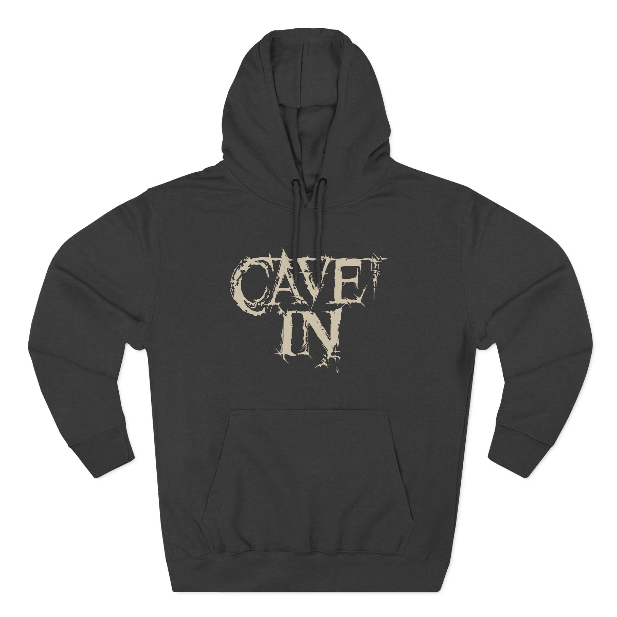 Cave in Logo & Satellite Three-Panel Fleece Hoodie