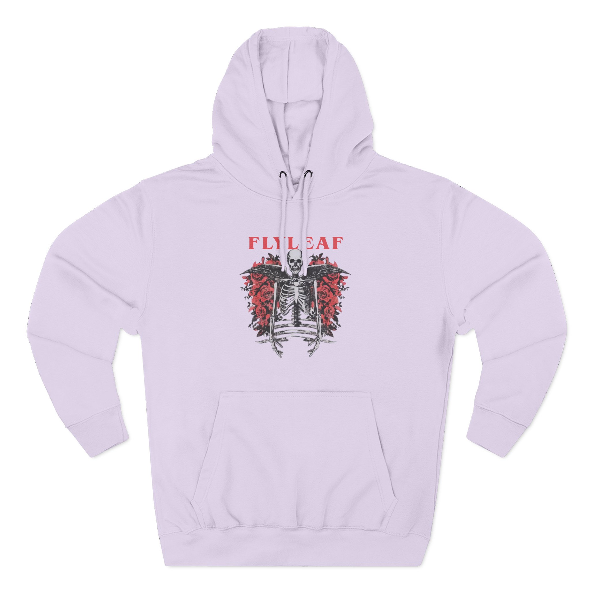 Flyleaf Skeleton Angel Three-Panel Fleece Hoodie